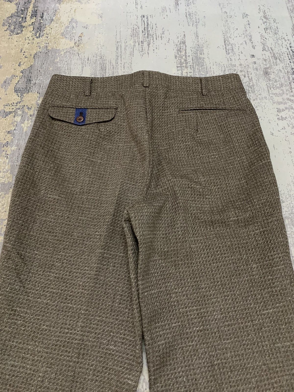 Comme des Garcons Vintage Japanese Brand Retro Wool Cropped Pant 33x29 Size US 33 - 4 Thumbnail