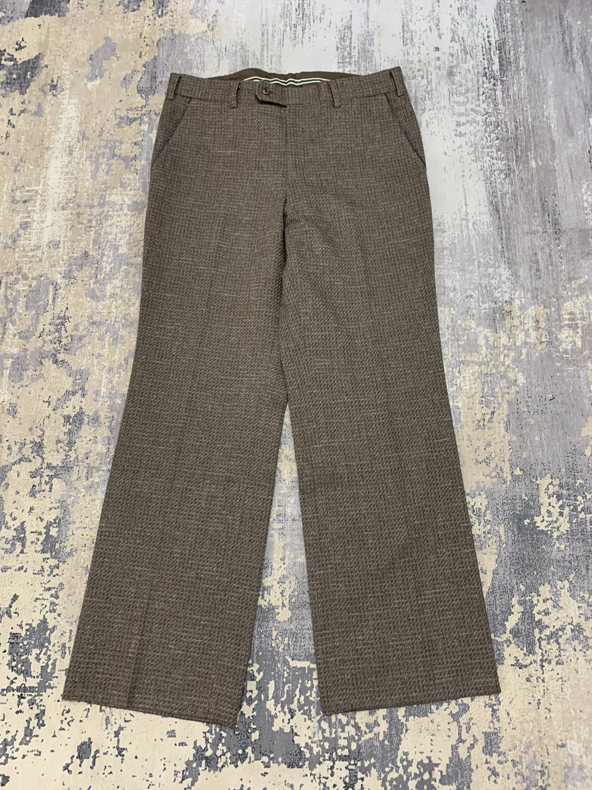 Comme des Garcons Vintage Japanese Brand Retro Wool Cropped Pant 33x29 Size US 33 - 1 Thumbnail