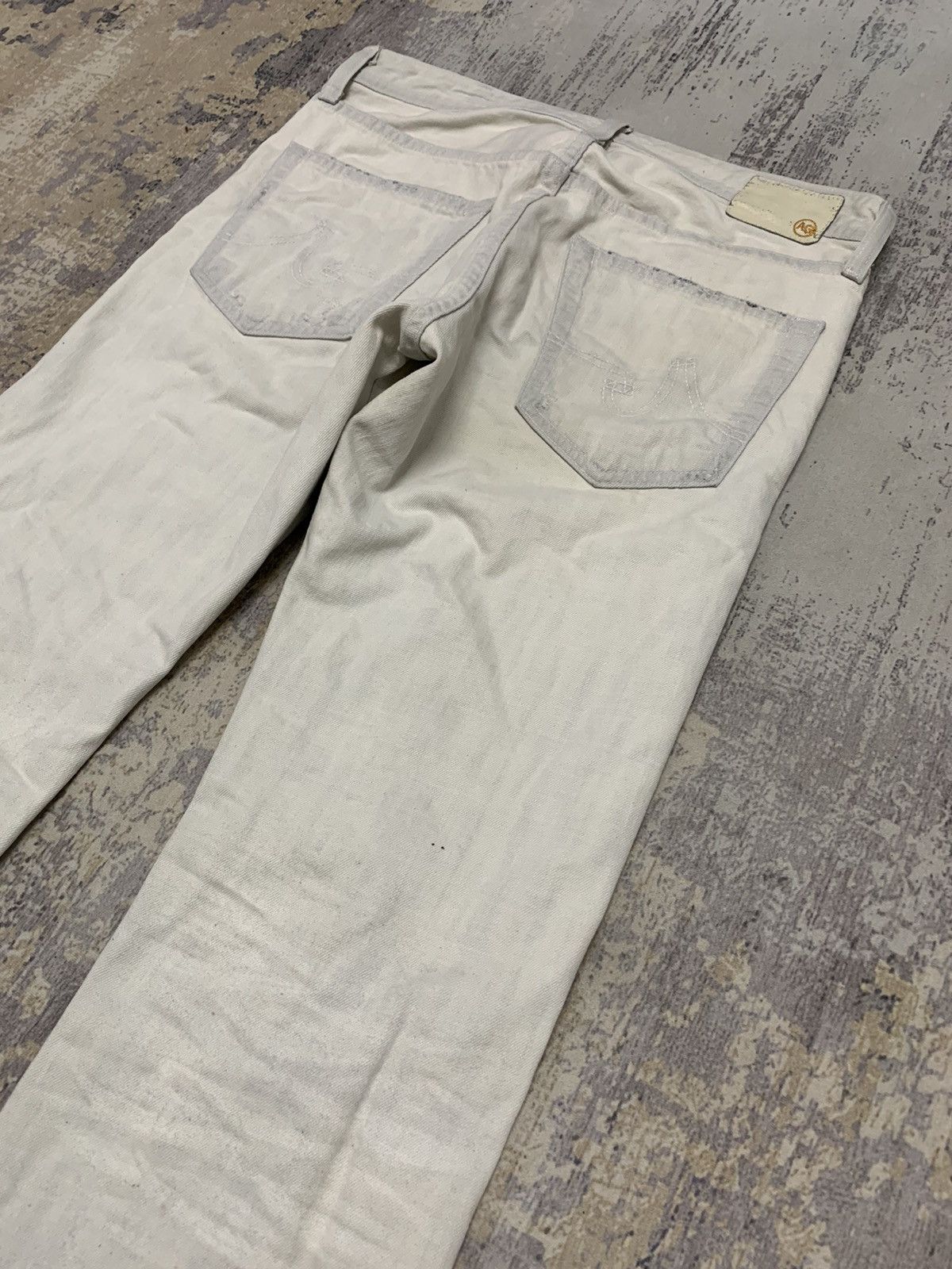 AG Adriano Goldschmied AG Adriano Goldschmied Distressed Denim Jean 31x33.5 Size US 31 - 17 Thumbnail