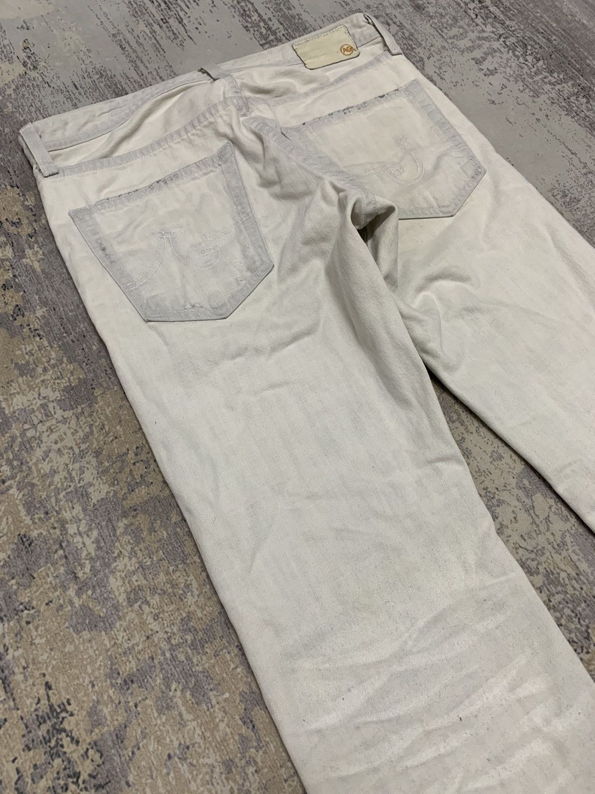 AG Adriano Goldschmied AG Adriano Goldschmied Distressed Denim Jean 31x33.5 Size US 31 - 16 Thumbnail