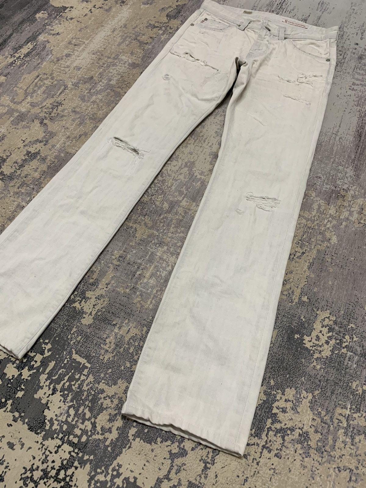 AG Adriano Goldschmied AG Adriano Goldschmied Distressed Denim Jean 31x33.5 Size US 31 - 4 Thumbnail