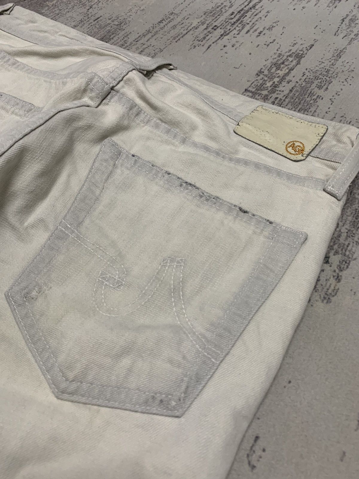 AG Adriano Goldschmied AG Adriano Goldschmied Distressed Denim Jean 31x33.5 Size US 31 - 19 Thumbnail