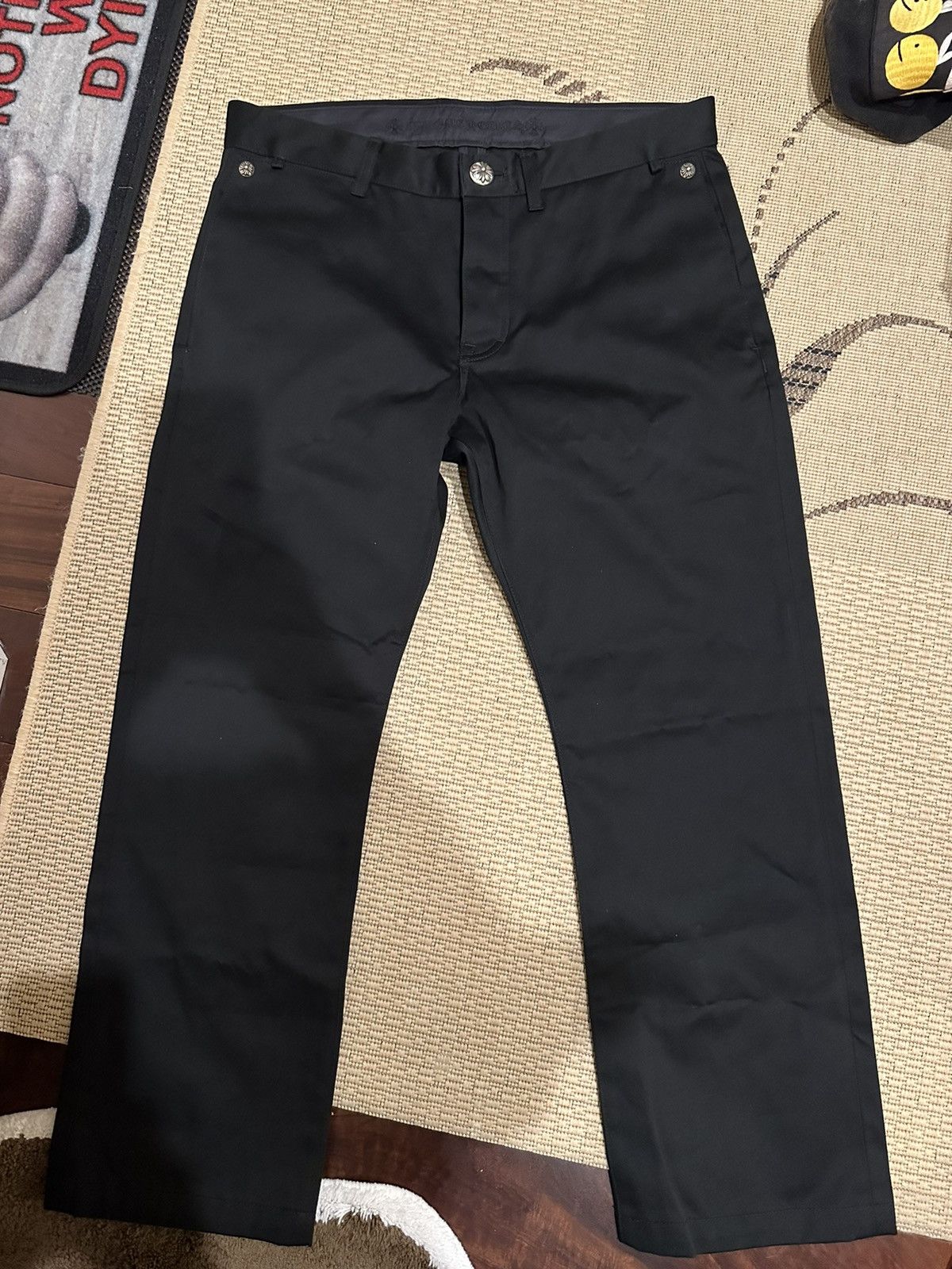 Chrome Hearts Chrome hearts Black Chino Pants | Grailed