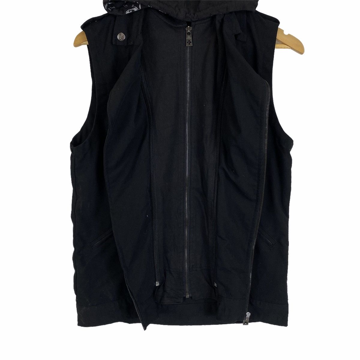Japanese Brand × Vintage Vintage BERNING SHO Japanese Street Skull Hoodie Vest Jacket Size L / US 10 / IT 46 - 9 Thumbnail