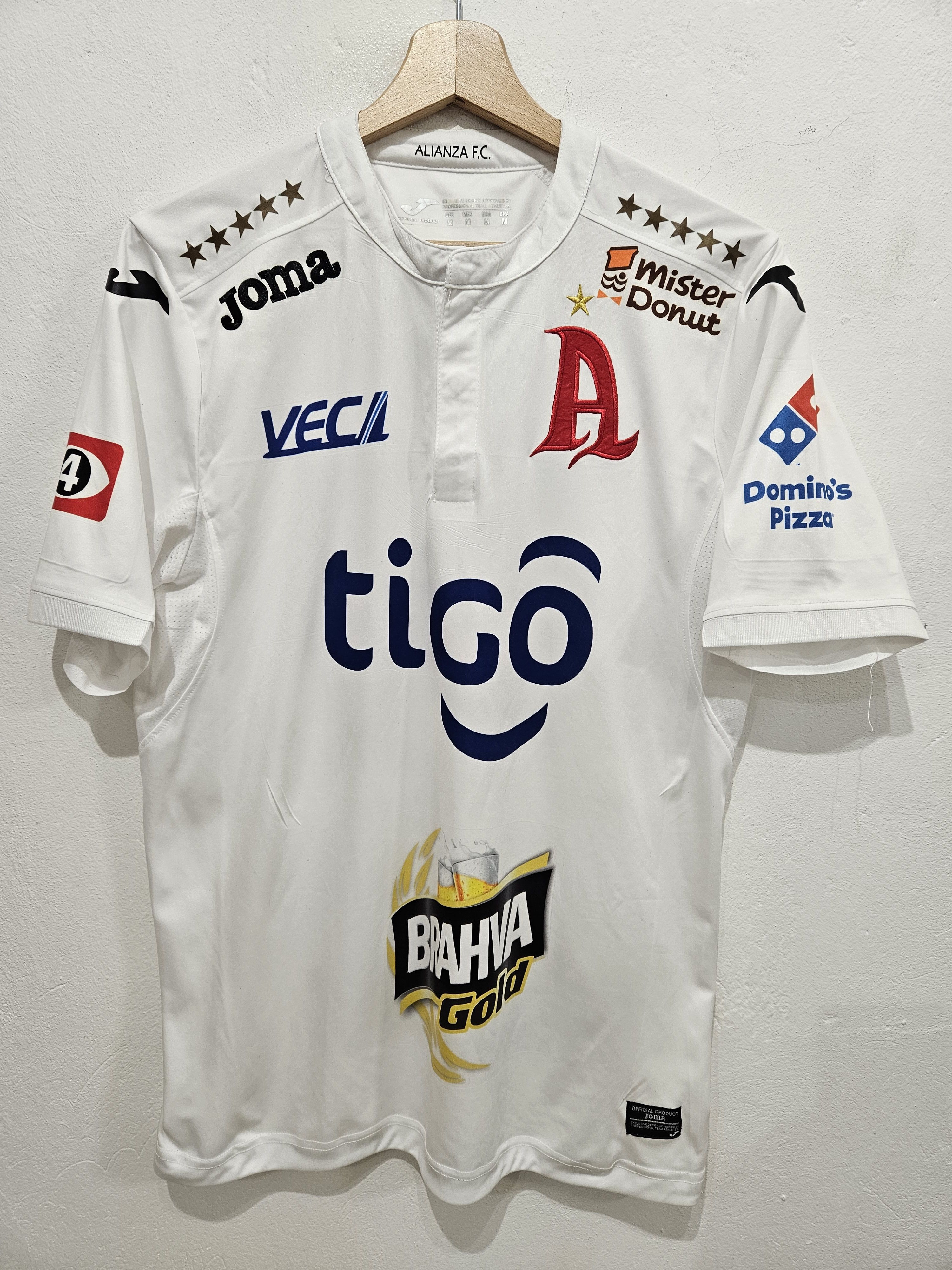image of Alianza Fc 2017 2018 Joma Size M Shirt Soccer Jersey in White, Men's