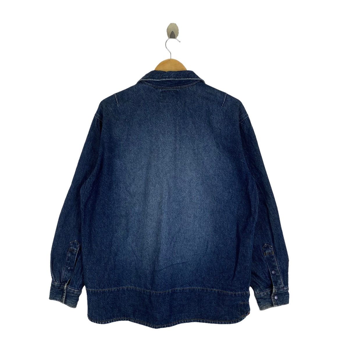 Japanese Brand × Vintage Vintage DRUG STORE Japanese Brand Denim Jeans Jacket Size US L / EU 52-54 / 3 - 2 Thumbnail