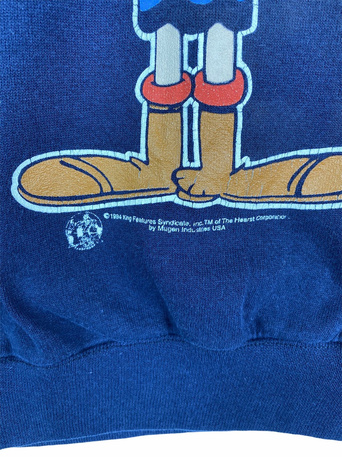 Cartoon Network × Vintage Vintage OLIVER OYL POPEYE Cartoon 1994 Sweatshirt Pullover Size US M / EU 48-50 / 2 - 6 Thumbnail