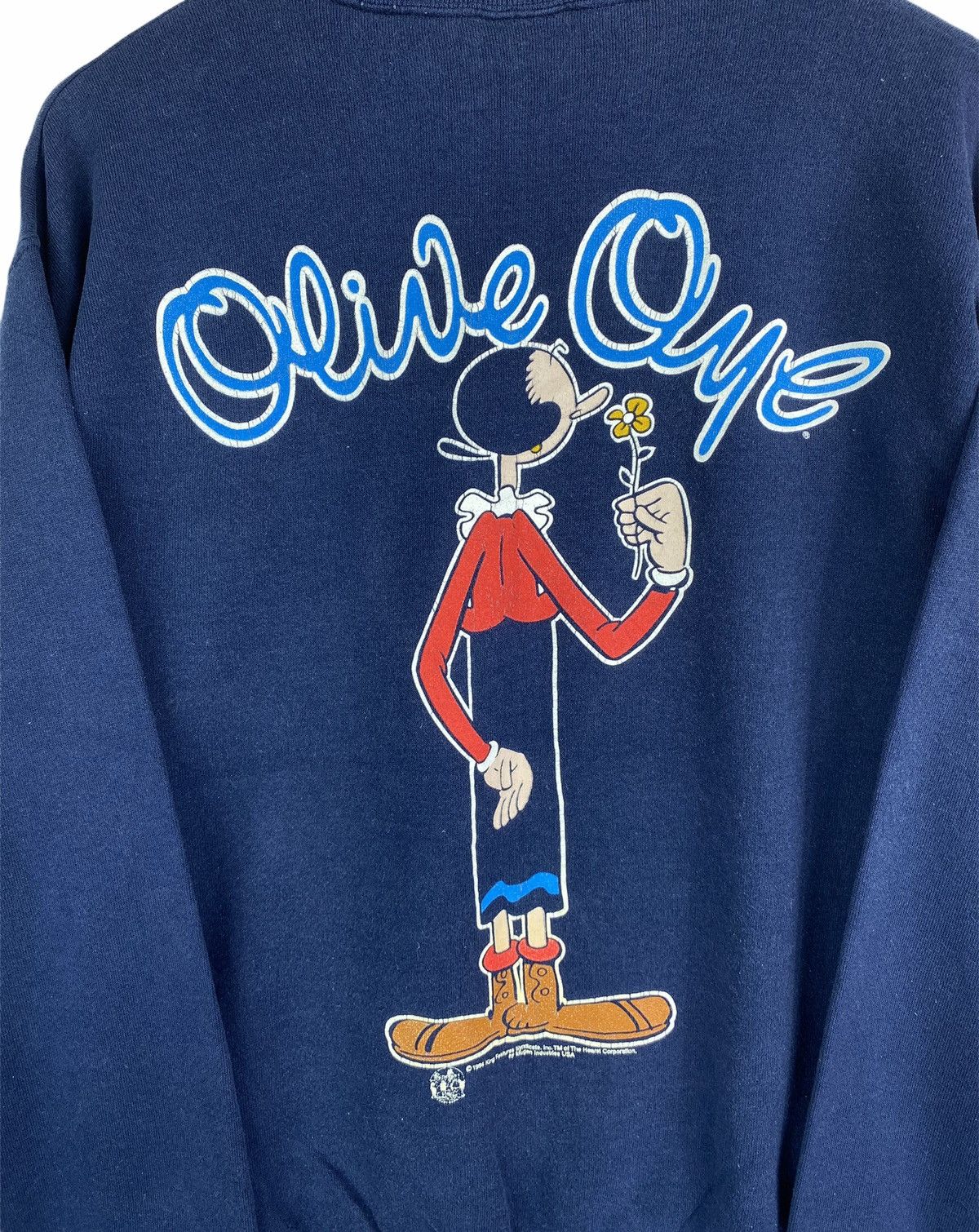 Cartoon Network × Vintage Vintage OLIVER OYL POPEYE Cartoon 1994 Sweatshirt Pullover Size US M / EU 48-50 / 2 - 8 Thumbnail