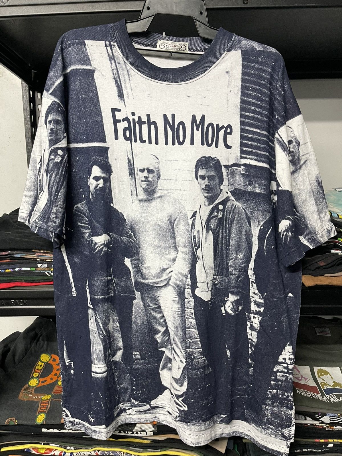 Vintage Vintage Faith No More Aop Europe Tees By Big Mark Bootleg | Grailed