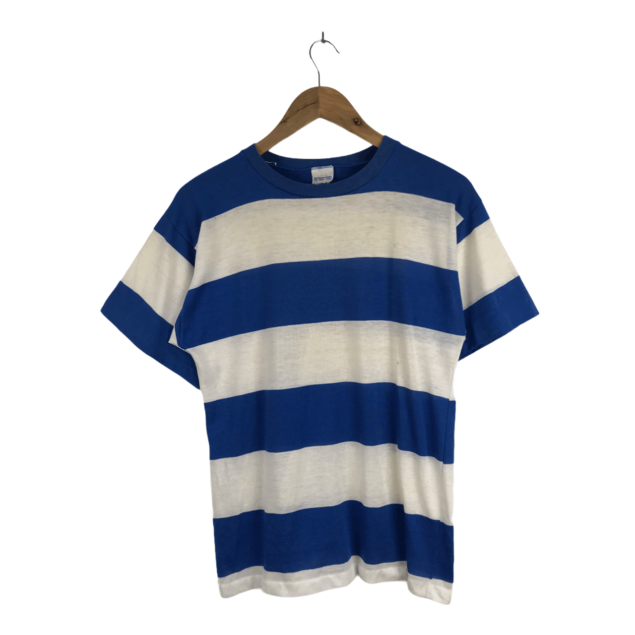 Vintage Vintage Striped Streetwear Tshirt Size US S / EU 44-46 / 1 - 1 Thumbnail