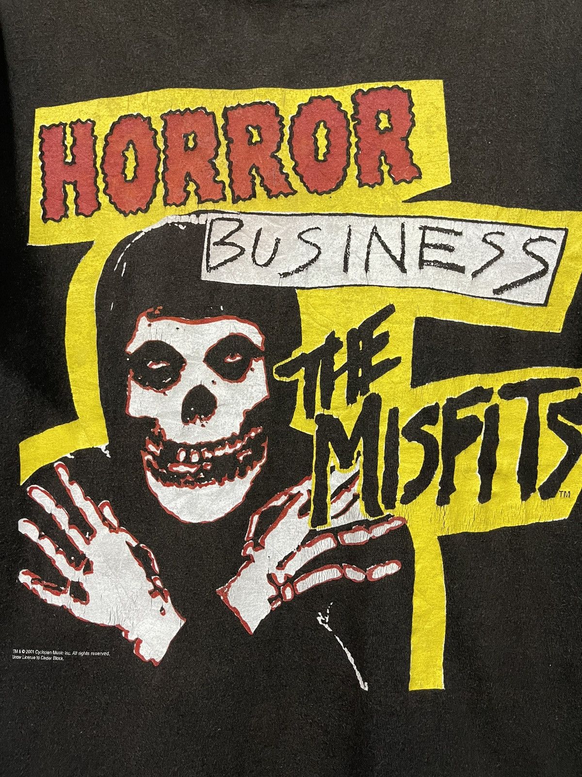 Band Tees × Expert Horror × Vintage Vintage The Misfits Horror Mars Faded Tee Size US M / EU 48-50 / 2 - 2 Thumbnail