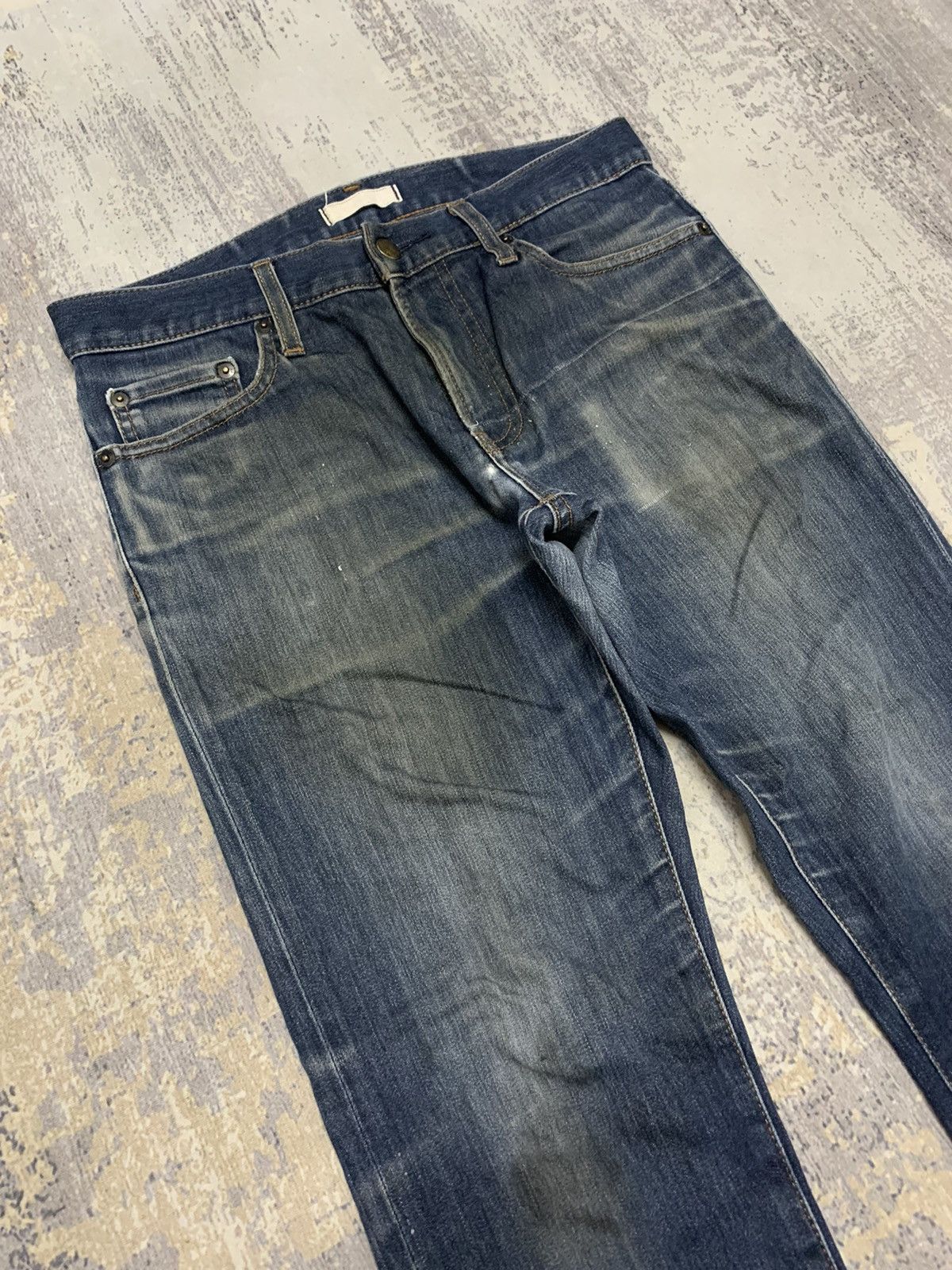 Japanese Brand Japanese Brand UJ Distressed Undercover Denim Style Jeans Size US 30 / EU 46 - 2 Thumbnail