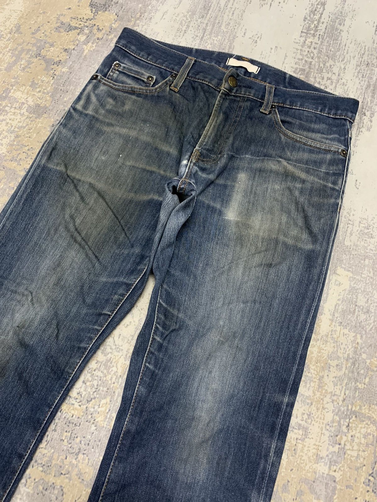Japanese Brand Japanese Brand UJ Distressed Undercover Denim Style Jeans Size US 30 / EU 46 - 3 Thumbnail