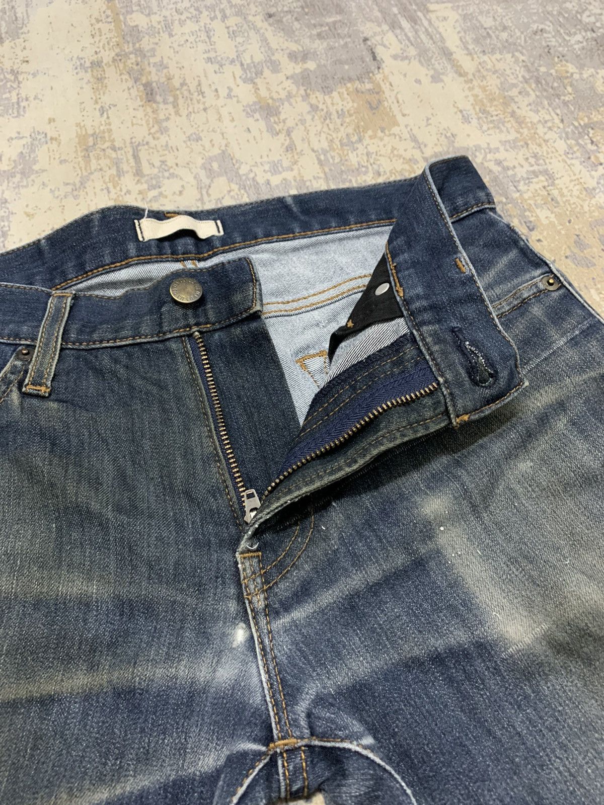 Japanese Brand Japanese Brand UJ Distressed Undercover Denim Style Jeans Size US 30 / EU 46 - 8 Thumbnail