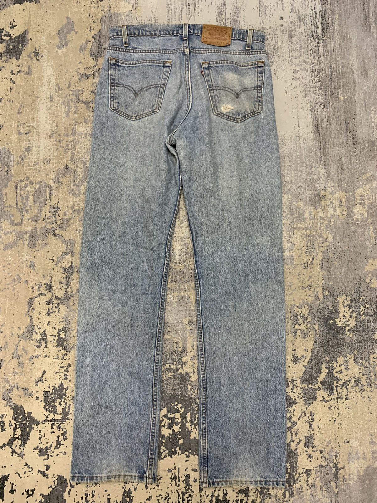 Levi's VTG Levi's 505 Made in USA Light Wash Jeans 34x35 Size US 34 / EU 50 - 7 Thumbnail