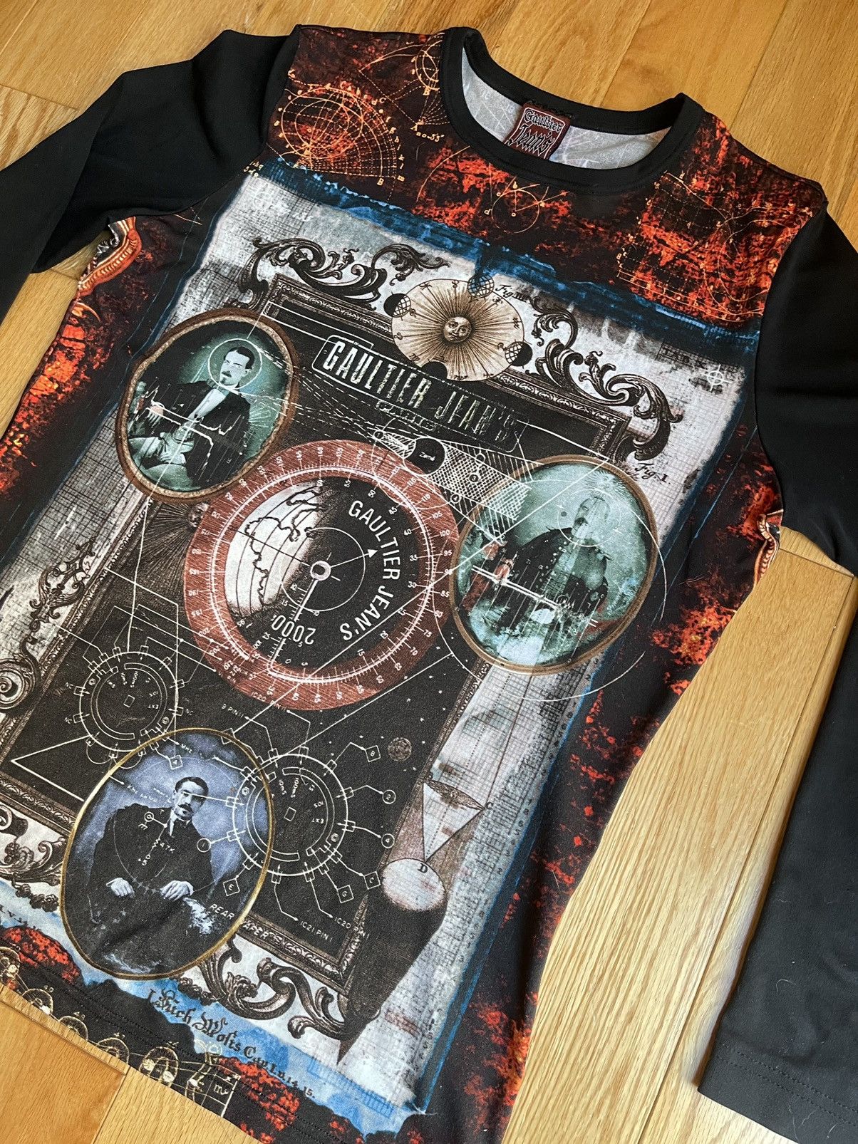Jean Paul Gaultier Jean Paul Gaultier SS00 Power Net Nikola Tesla Long Sleeve Size US M / EU 48-50 / 2 - 2 Thumbnail