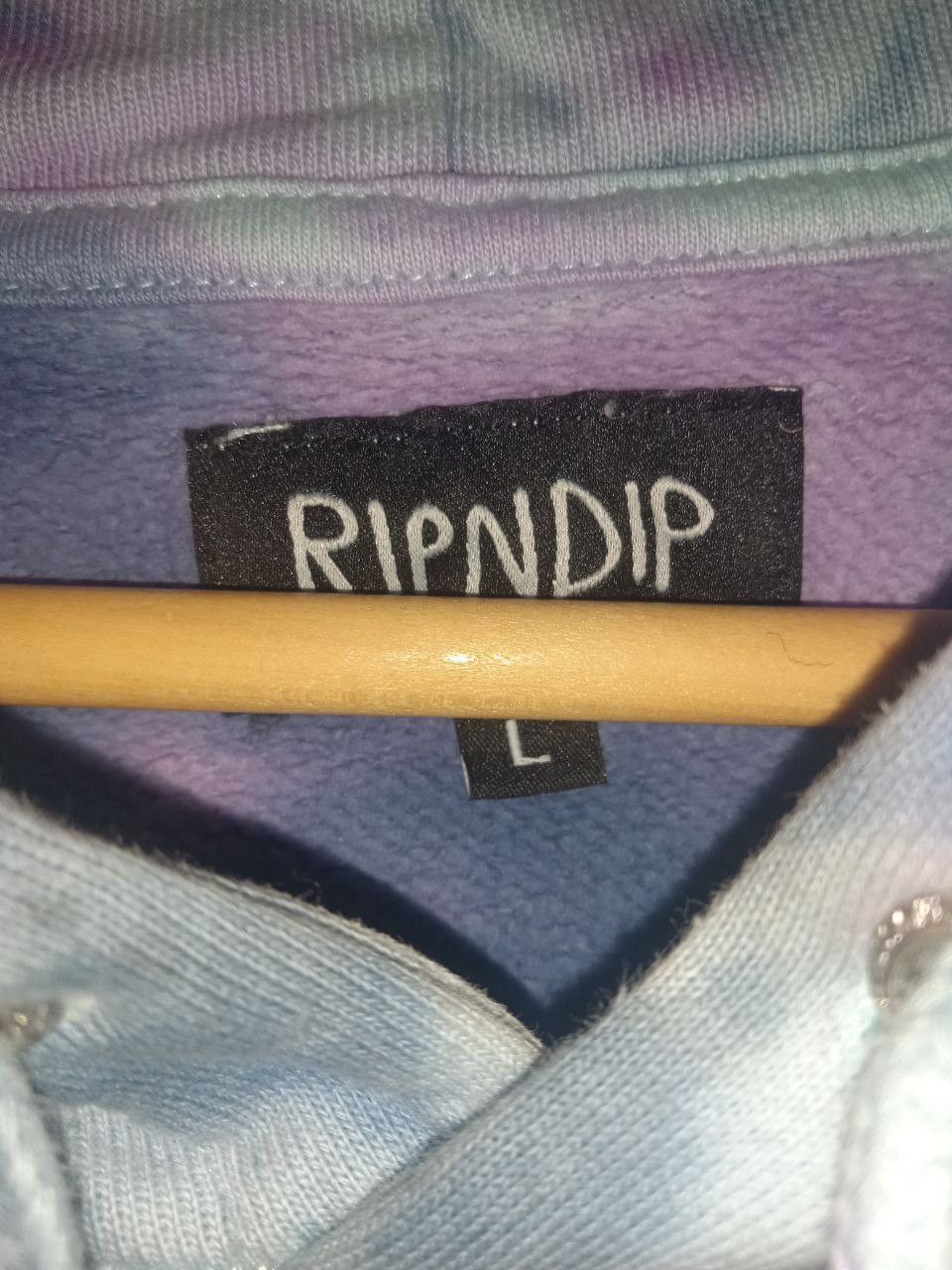 ripndip tie dye hoodie size L