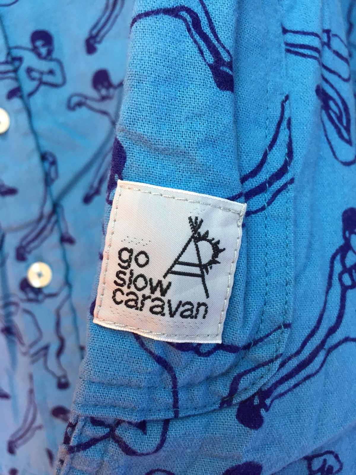 go slow caravan Go Slow Caravan Brucee Lee Style Full Print Shirt Size US S / EU 44-46 / 1 - 8 Thumbnail