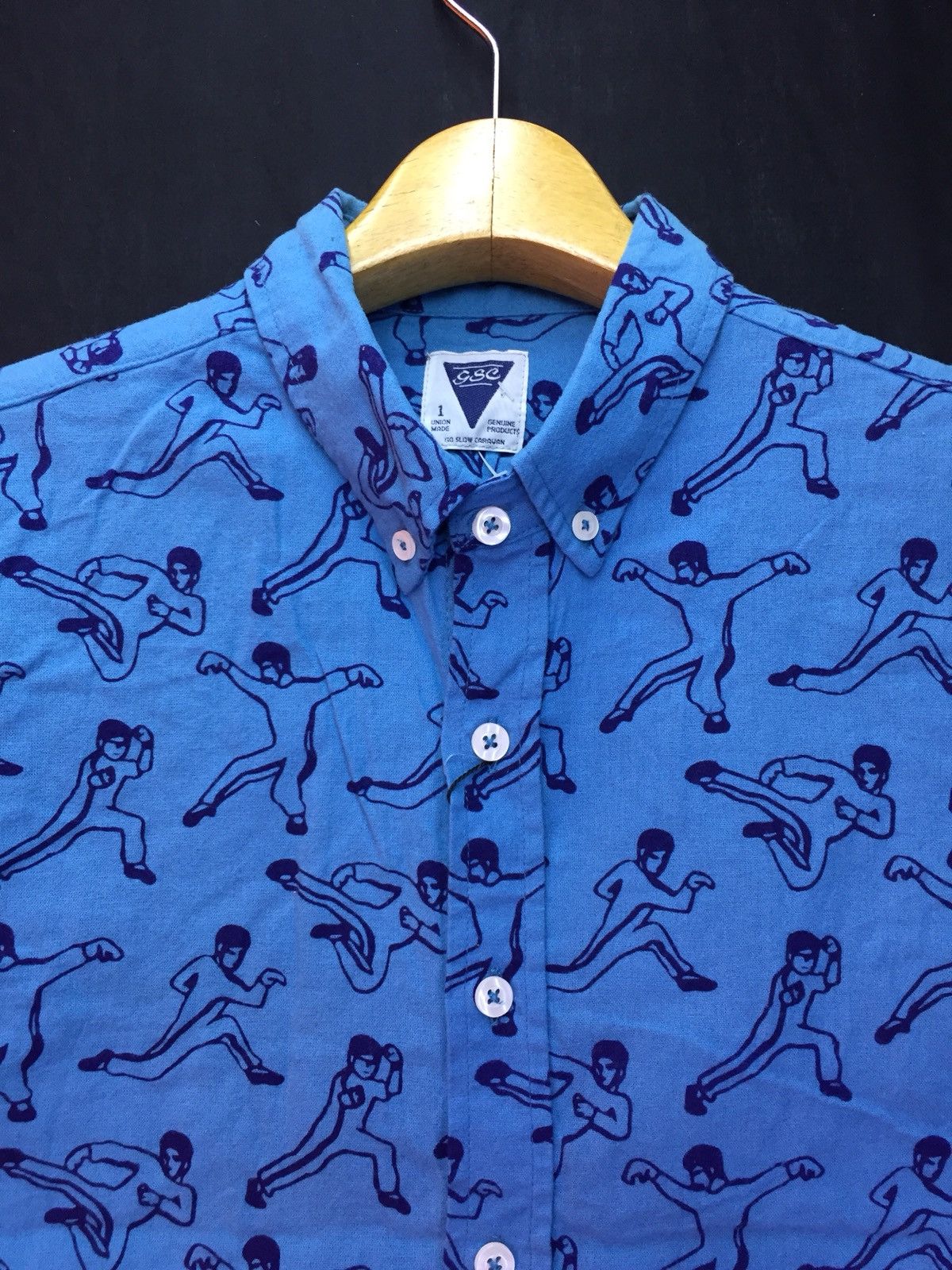 go slow caravan Go Slow Caravan Brucee Lee Style Full Print Shirt Size US S / EU 44-46 / 1 - 7 Thumbnail