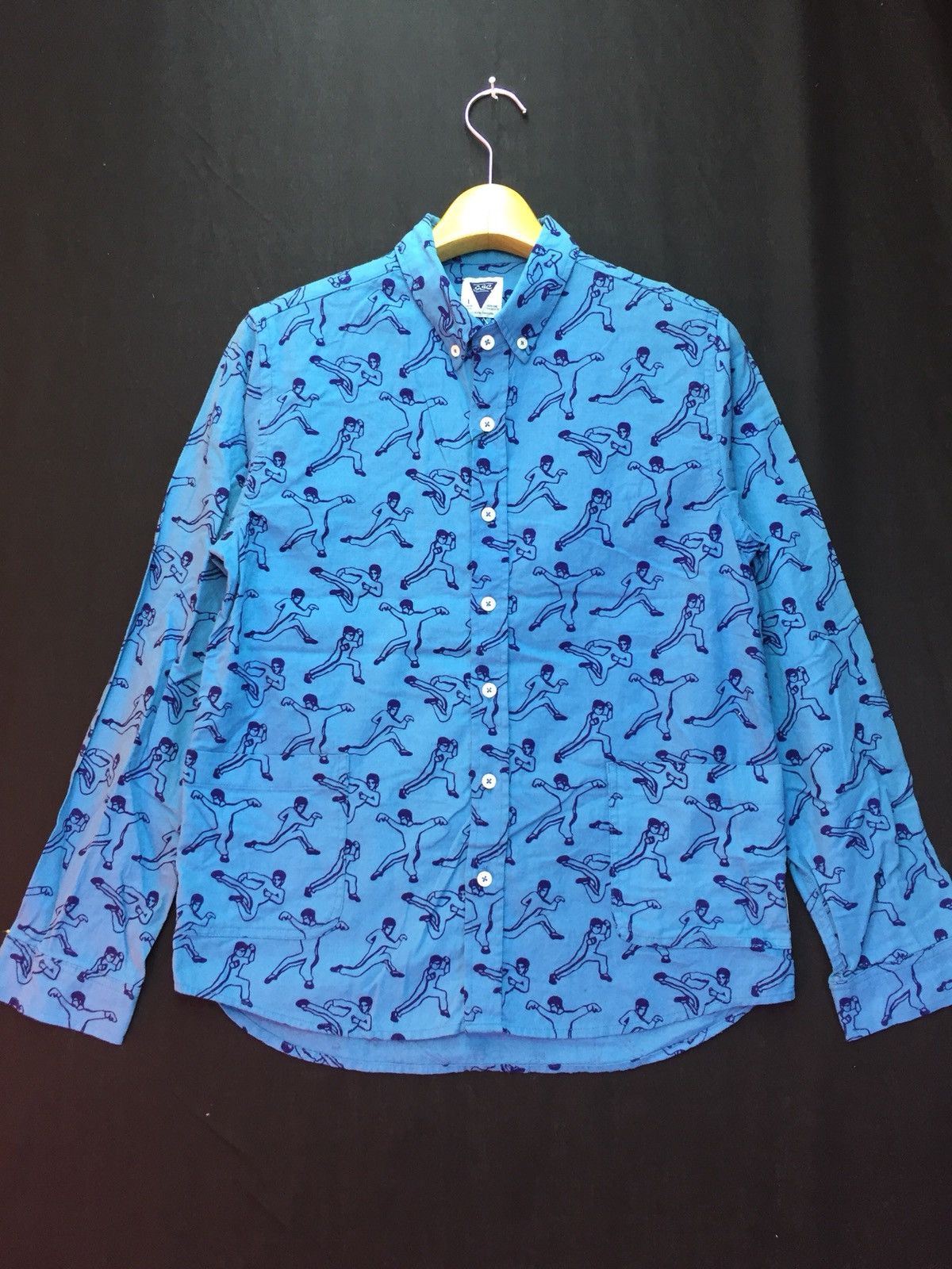 go slow caravan Go Slow Caravan Brucee Lee Style Full Print Shirt Size US S / EU 44-46 / 1 - 1 Thumbnail