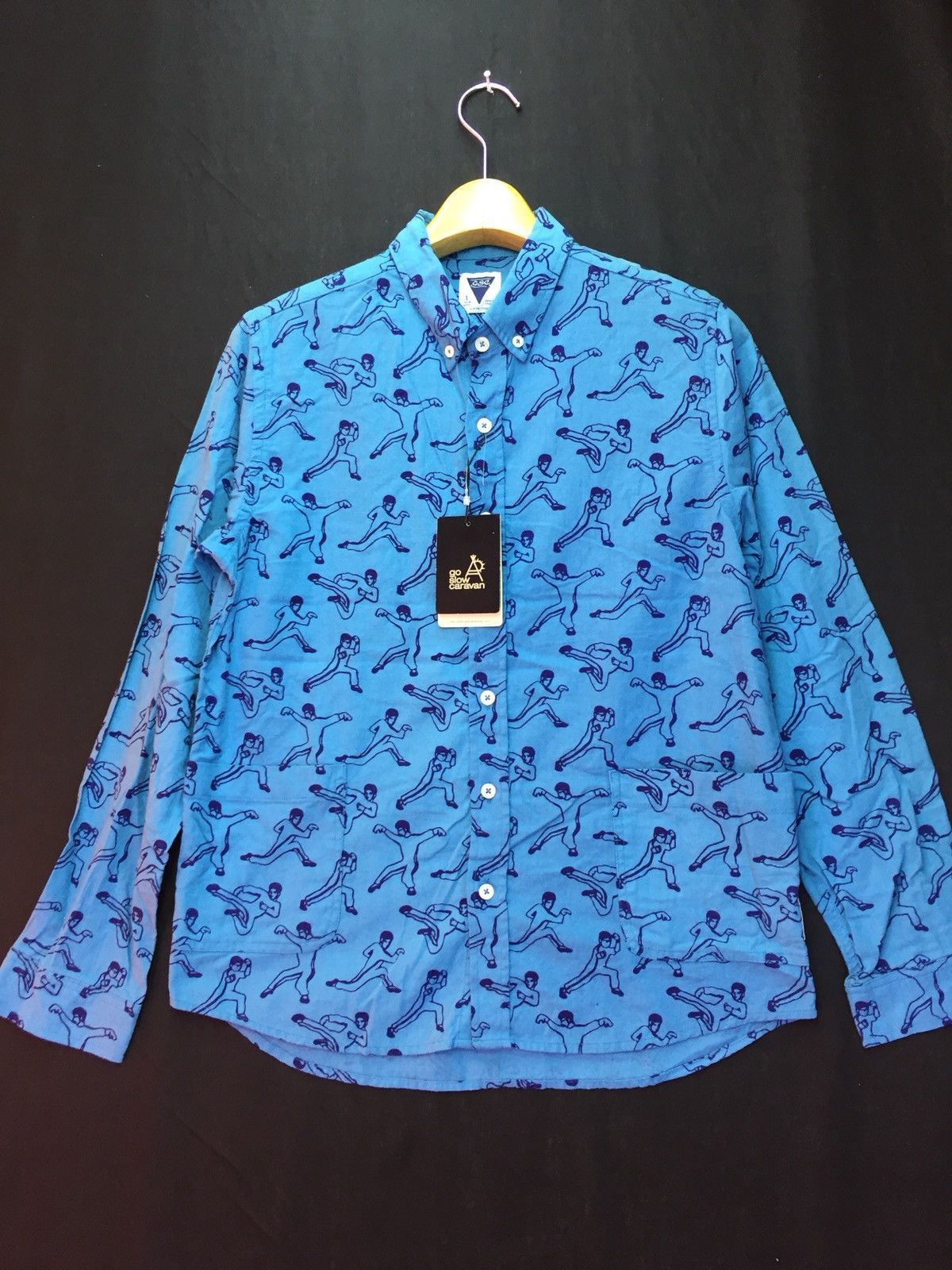 go slow caravan Go Slow Caravan Brucee Lee Style Full Print Shirt Size US S / EU 44-46 / 1 - 2 Thumbnail