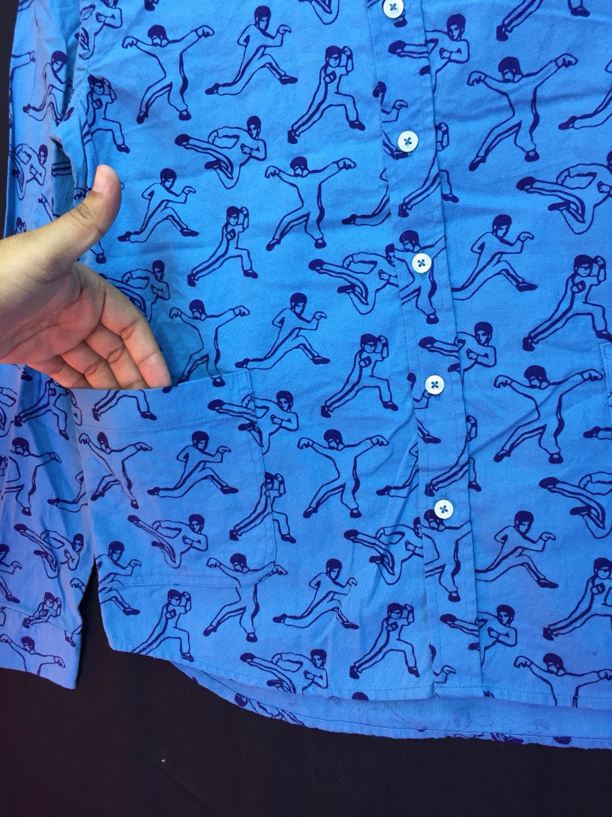 go slow caravan Go Slow Caravan Brucee Lee Style Full Print Shirt Size US S / EU 44-46 / 1 - 4 Thumbnail