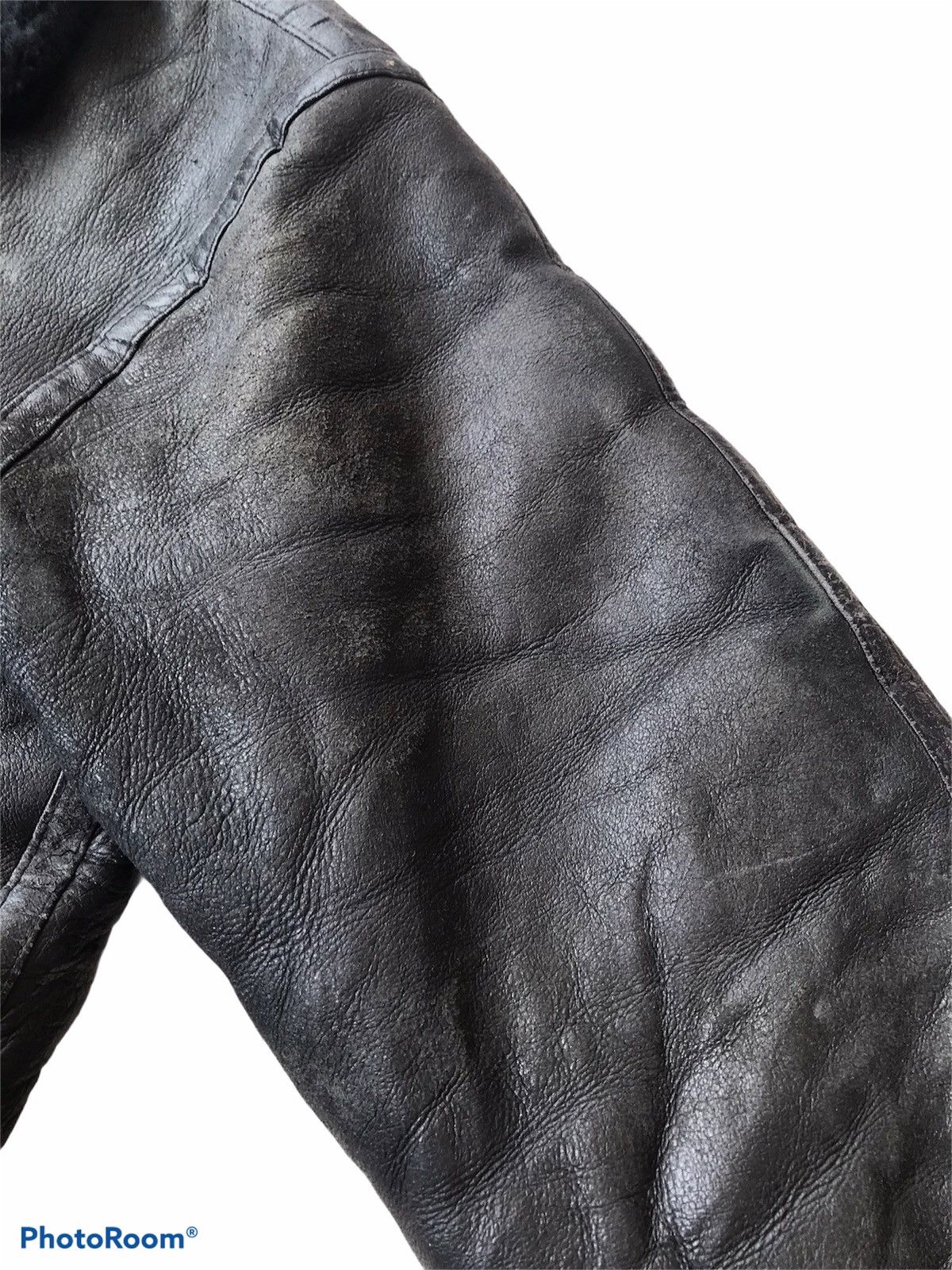Other 💥Vintage B-3 Sheepskin Black Jacket Size US M / EU 48-50 / 2 - 8 Thumbnail