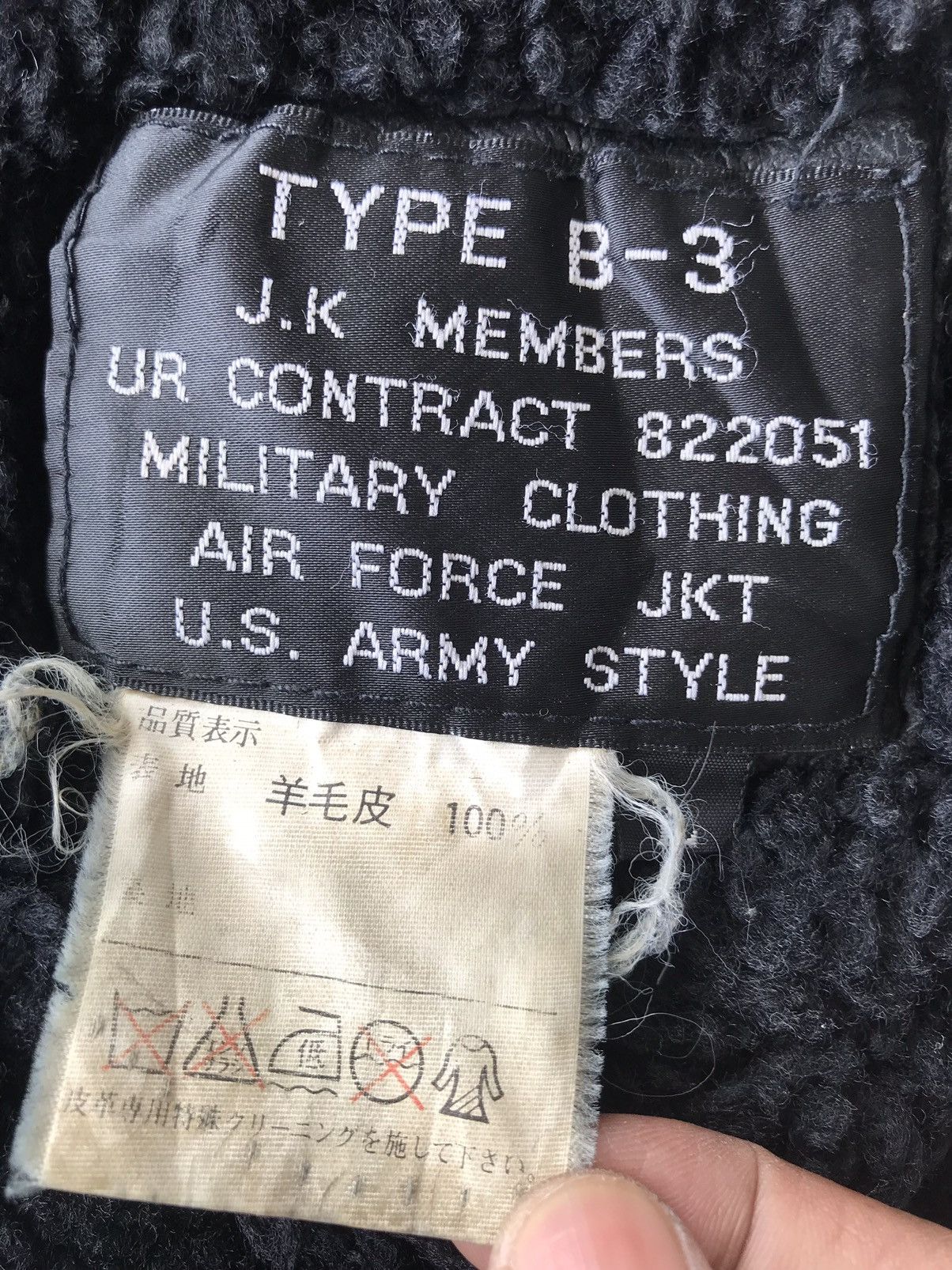 Other 💥Vintage B-3 Sheepskin Black Jacket Size US M / EU 48-50 / 2 - 11 Thumbnail