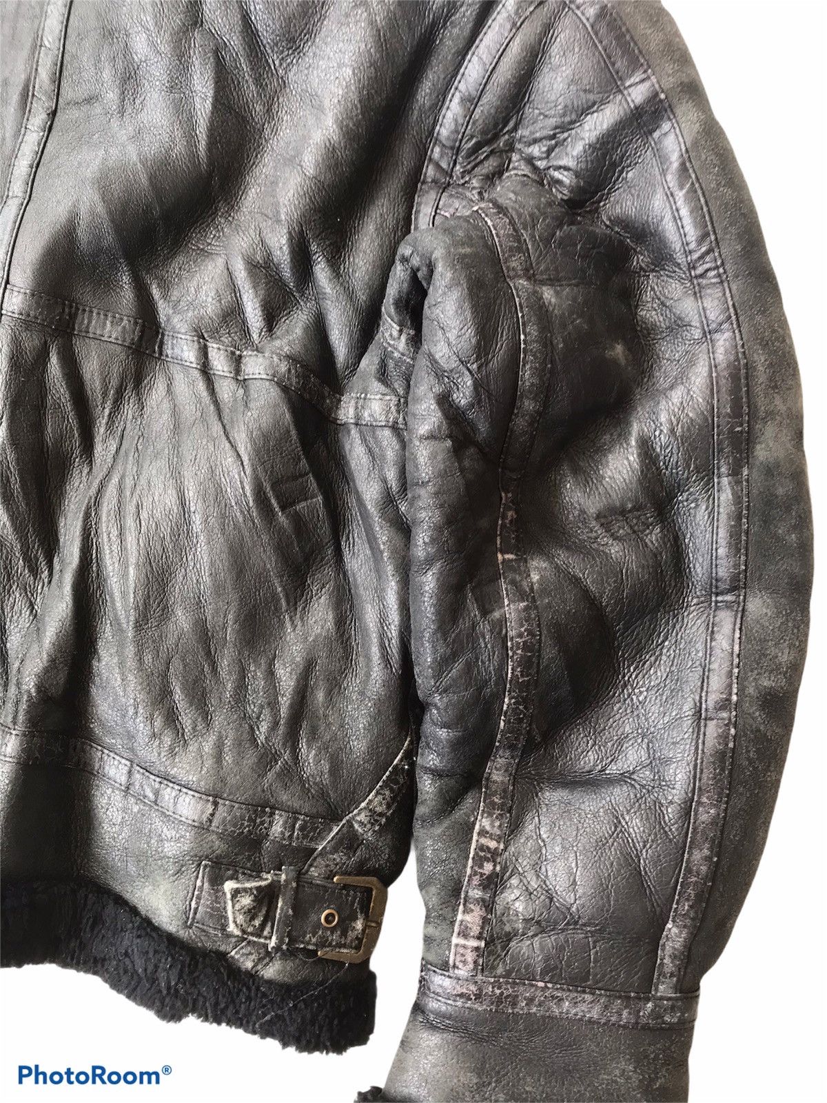 Other 💥Vintage B-3 Sheepskin Black Jacket Size US M / EU 48-50 / 2 - 7 Thumbnail