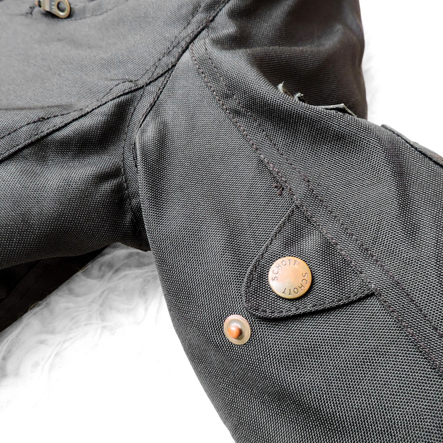 Schott × Sports Specialties Schott NYC Motorcycle Jacket with Soft Protector Size US S / EU 44-46 / 1 - 12 Thumbnail