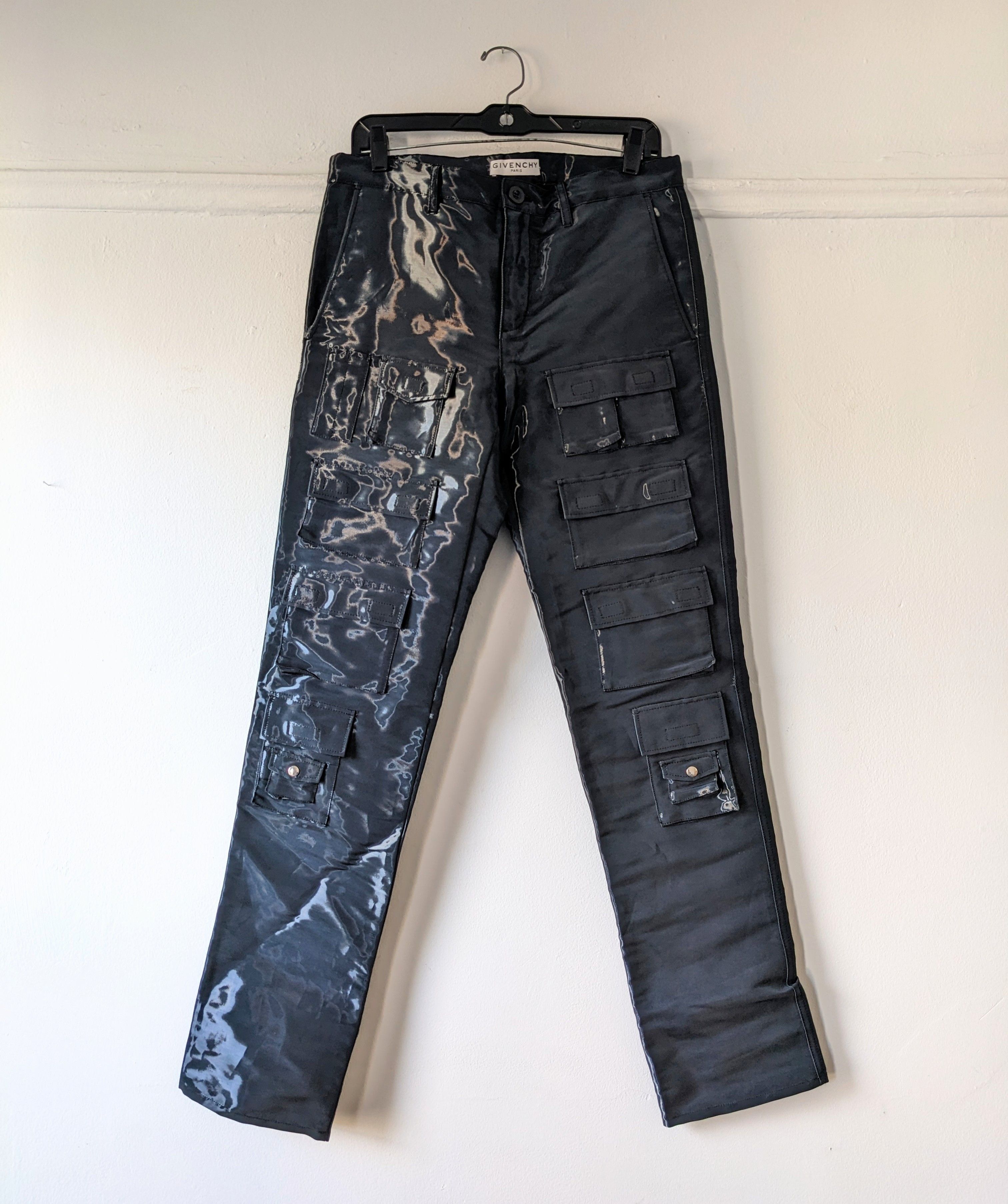 Givenchy 22FW "Liquid Effect" 15 Pocket Cargos Size US 30 / EU 46 - 1 Thumbnail