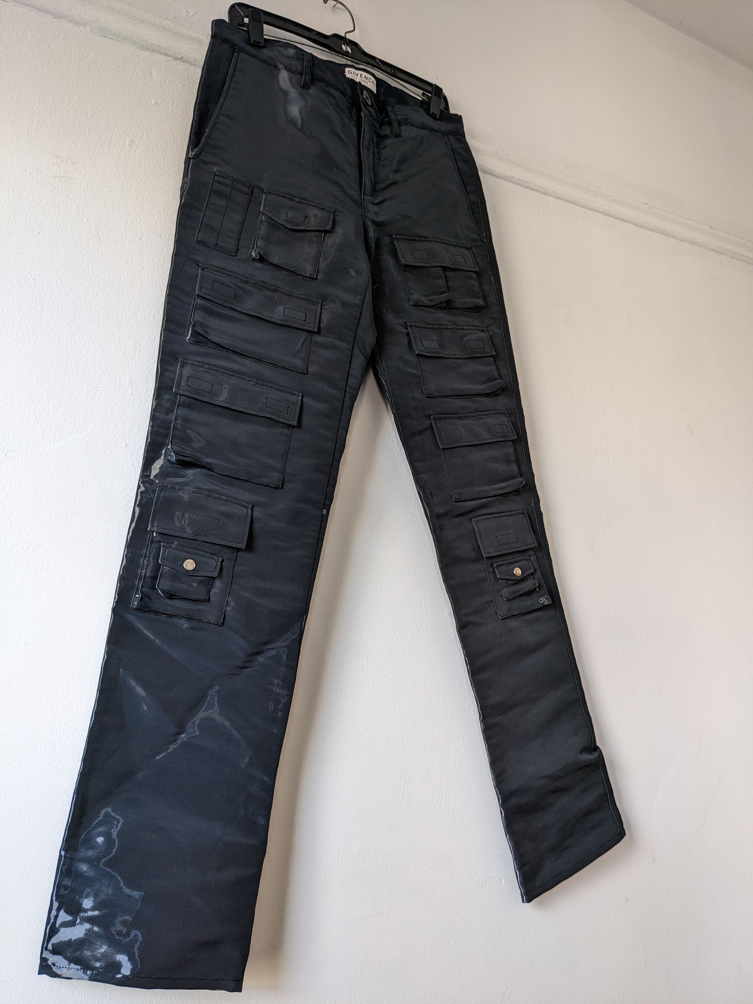 Givenchy 22FW "Liquid Effect" 15 Pocket Cargos Size US 30 / EU 46 - 2 Thumbnail