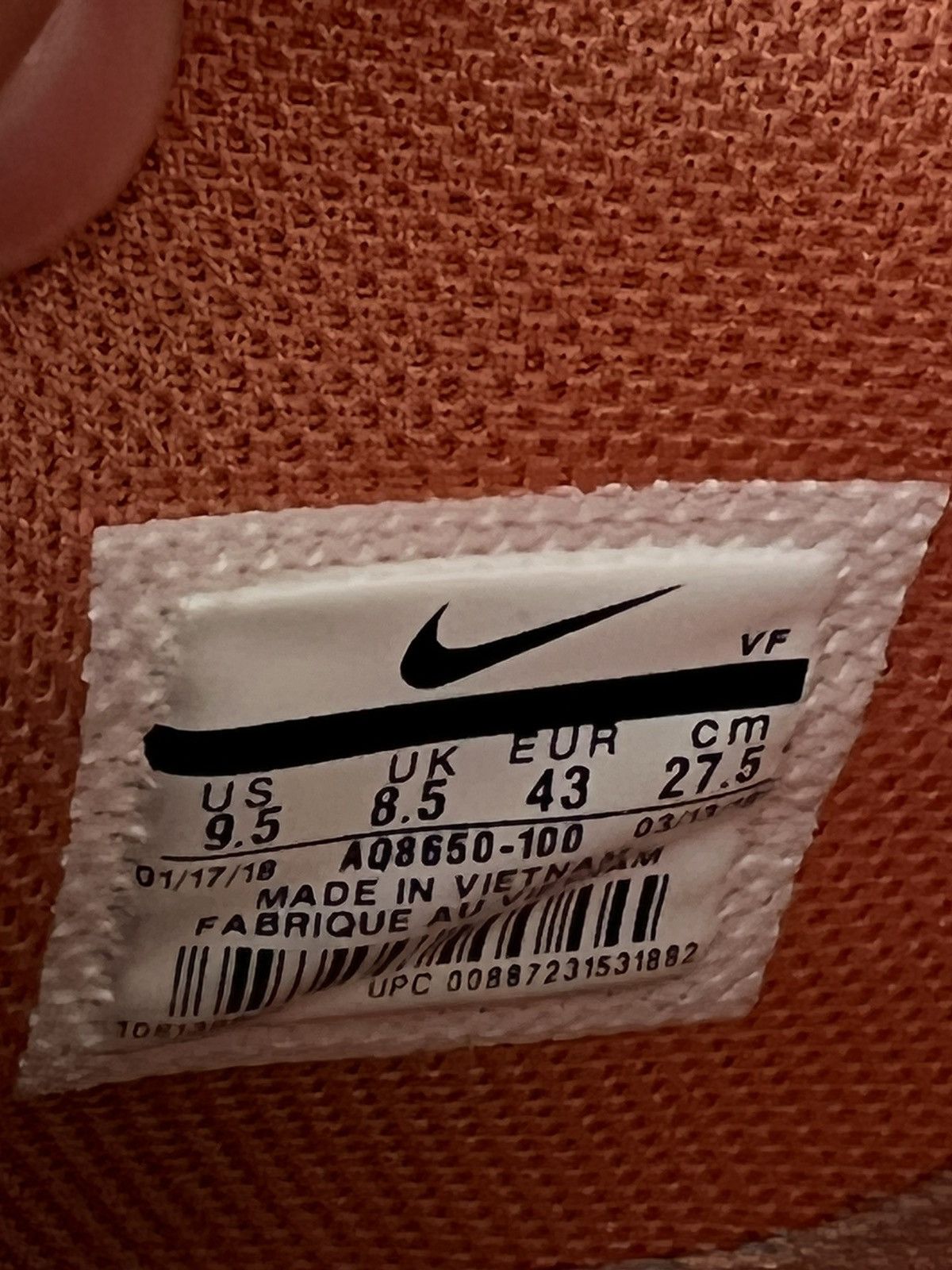Nike Older Air Force 1 Mid Size US 9.5 / EU 42-43 - 9 Thumbnail