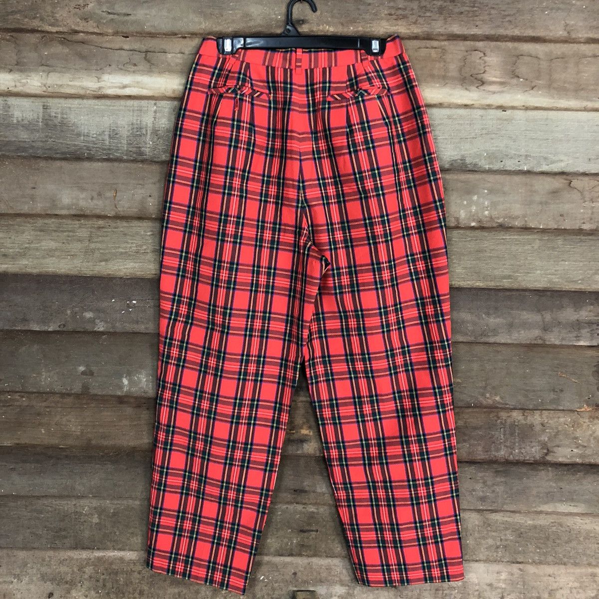 Japanese Brand × Seditionaries East Boy Red checkered punk Straight Pants #3877 Size US 28 / EU 44 - 6 Thumbnail