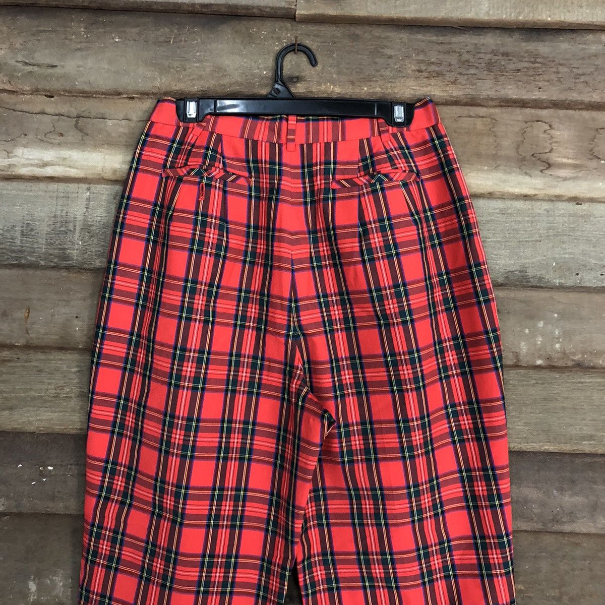 Japanese Brand × Seditionaries East Boy Red checkered punk Straight Pants #3877 Size US 28 / EU 44 - 7 Thumbnail