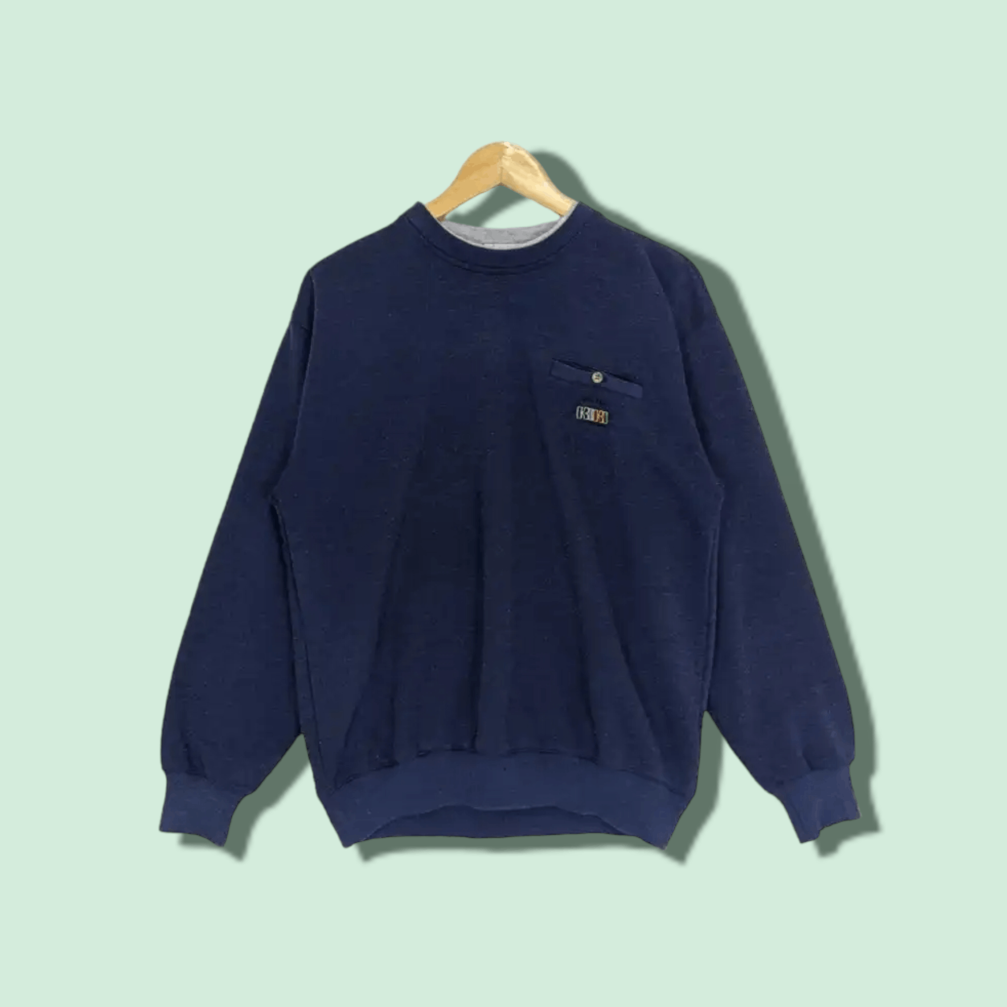 Japanese Brand Japan KIKI Plain Jumper Sweatshirt Size US M / EU 48-50 / 2 - 1 Thumbnail
