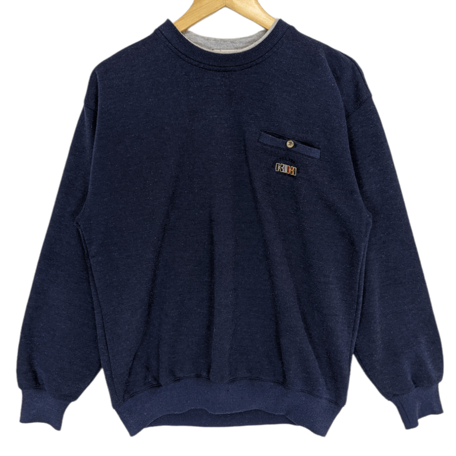 Japanese Brand Japan KIKI Plain Jumper Sweatshirt Size US M / EU 48-50 / 2 - 2 Thumbnail