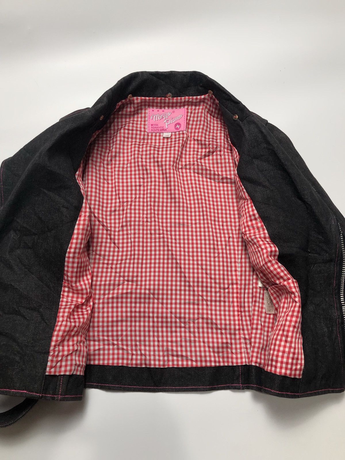 Hysteric Glamour × Japanese Brand × Vintage Mezzo Piano 2000s Biker Zipper Jacket Size M / US 6-8 / IT 42-44 - 6 Thumbnail