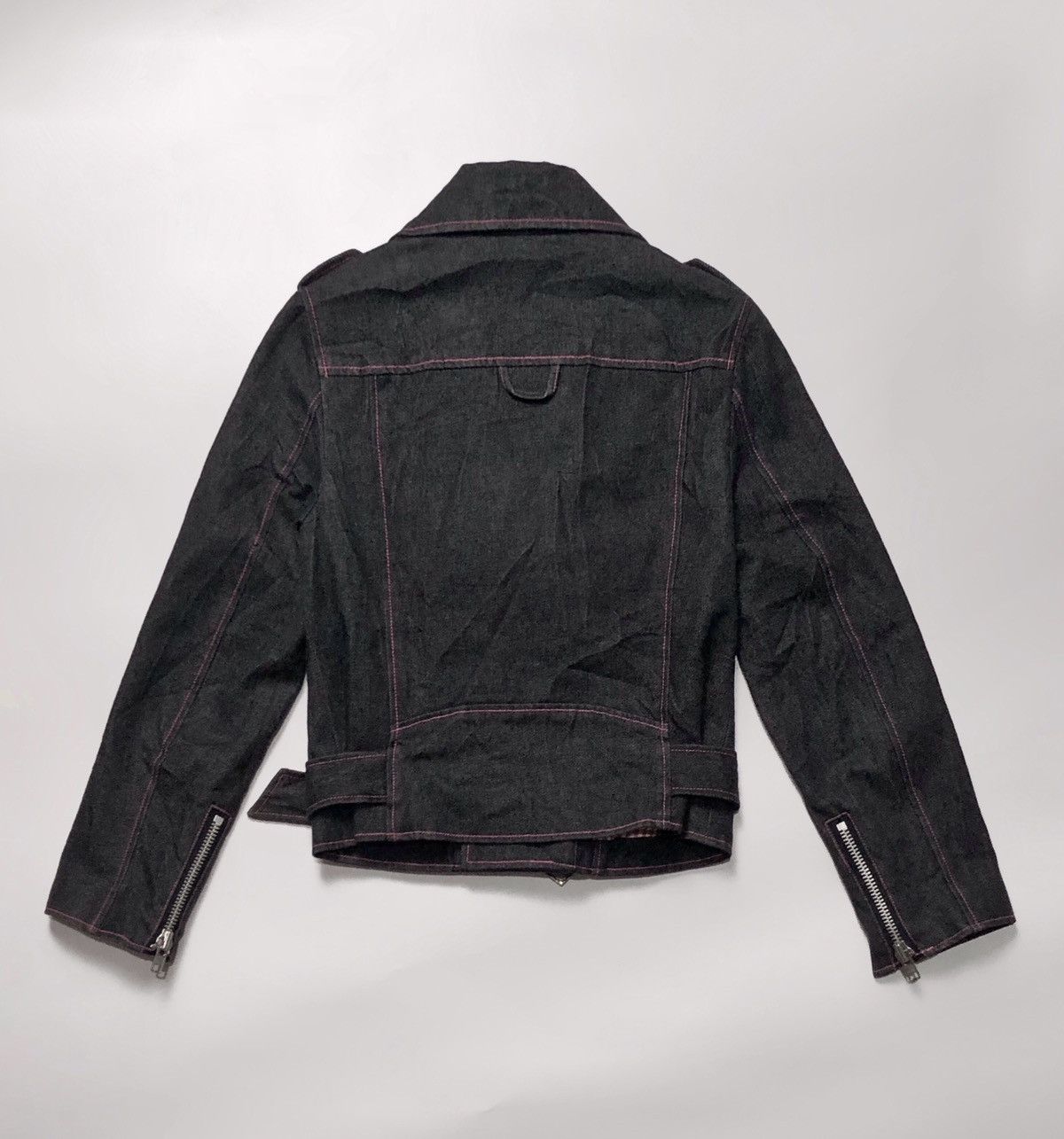 Hysteric Glamour × Japanese Brand × Vintage Mezzo Piano 2000s Biker Zipper Jacket Size M / US 6-8 / IT 42-44 - 2 Thumbnail