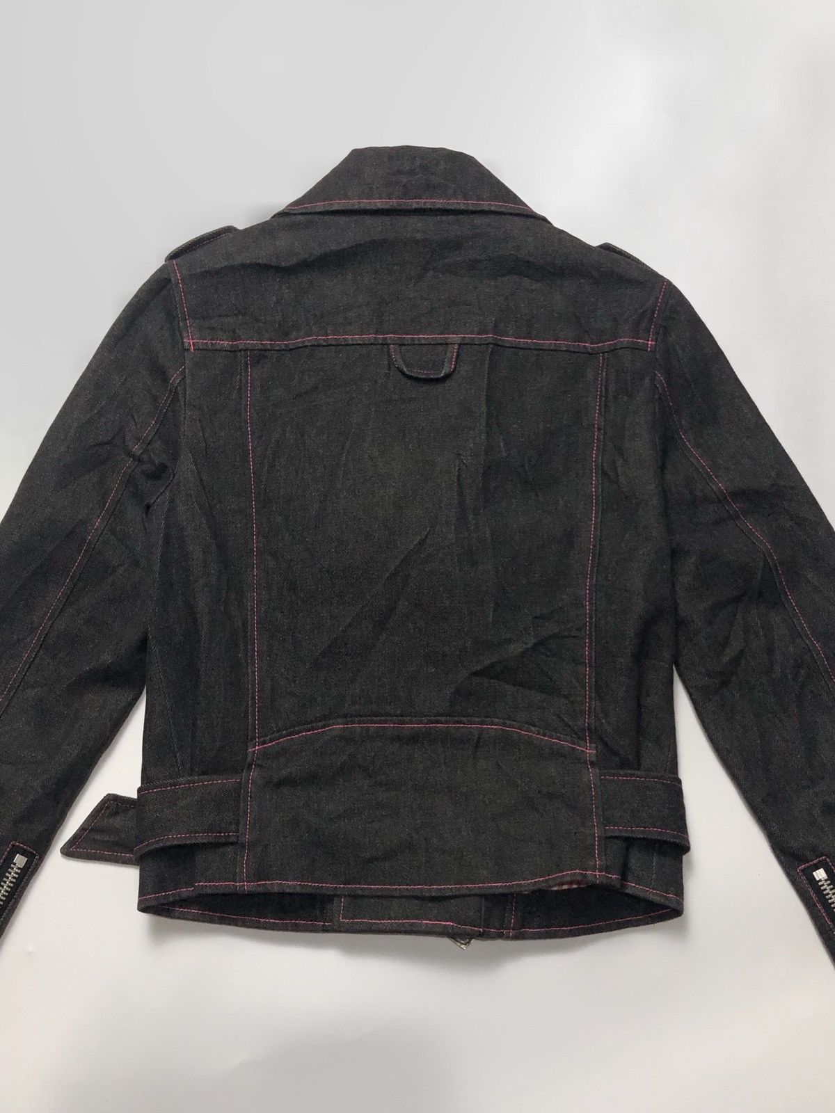 Hysteric Glamour × Japanese Brand × Vintage Mezzo Piano 2000s Biker Zipper Jacket Size M / US 6-8 / IT 42-44 - 4 Thumbnail