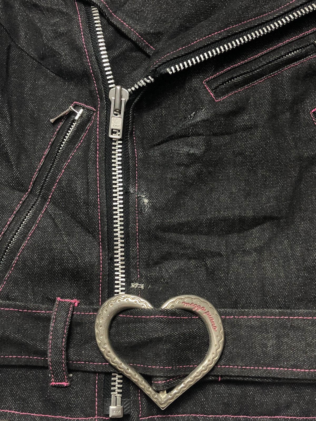 Hysteric Glamour × Japanese Brand × Vintage Mezzo Piano 2000s Biker Zipper Jacket Size M / US 6-8 / IT 42-44 - 12 Thumbnail