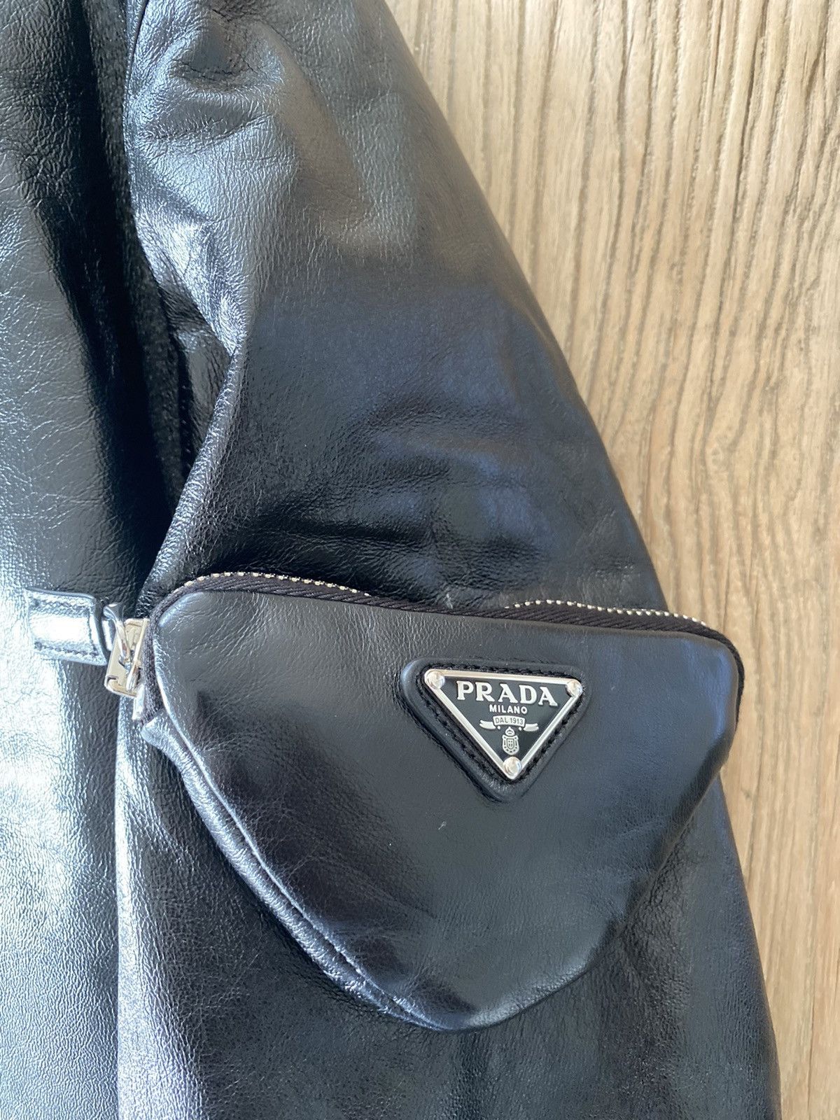Prada GRAIL! Nappa Leather Bomber Size US L / EU 52-54 / 3 - 5 Thumbnail