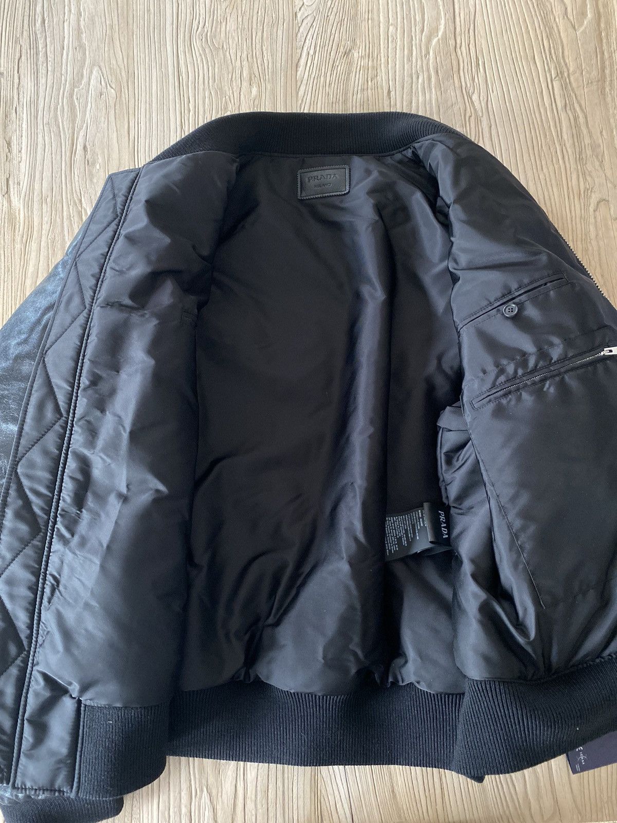 Prada GRAIL! Nappa Leather Bomber Size US L / EU 52-54 / 3 - 7 Thumbnail