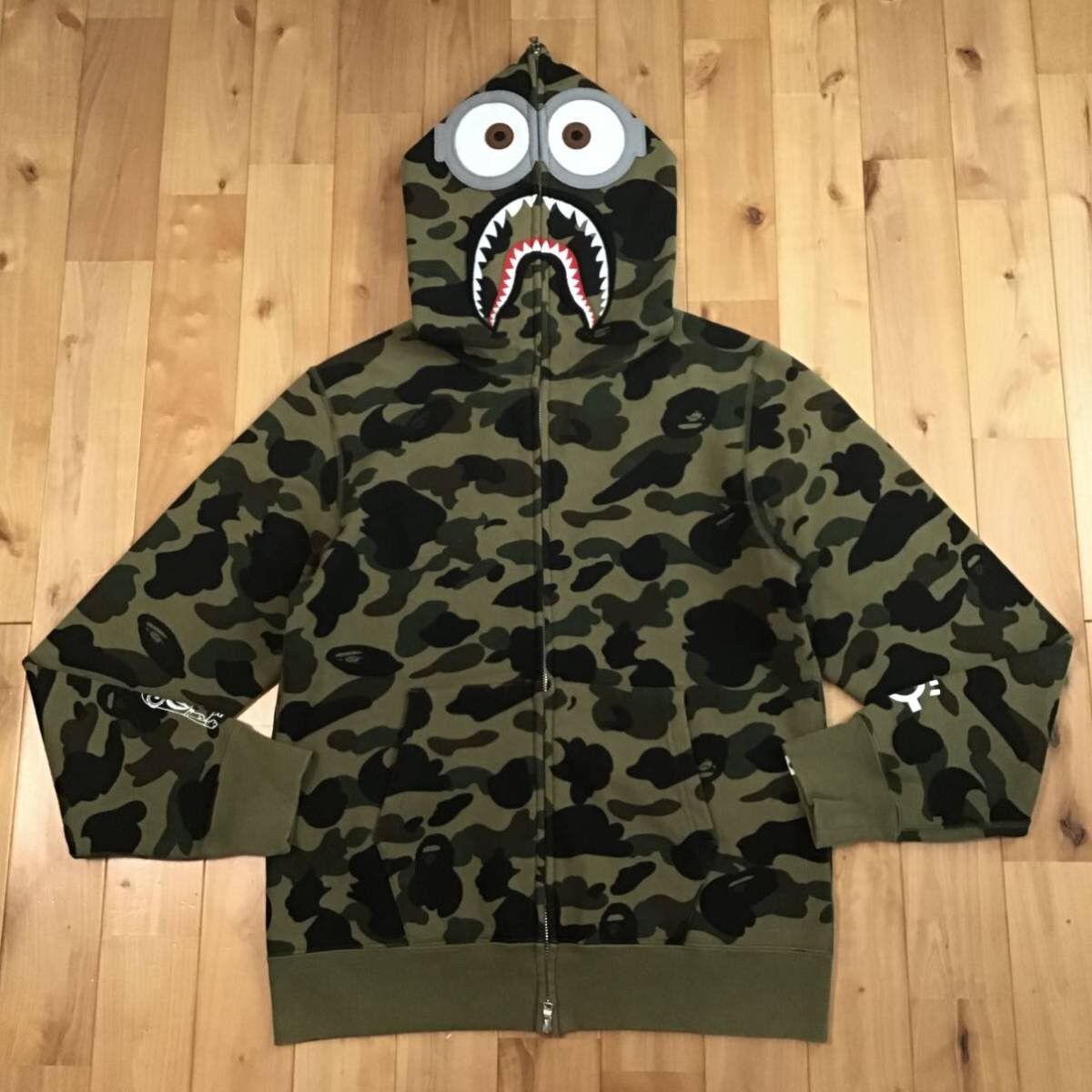 Bape shark hoodie mix camo full zip best sale