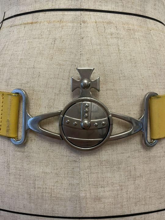 Vivienne Westwood Orb Buckle Leather Belt Size ONE SIZE - 1 Thumbnail