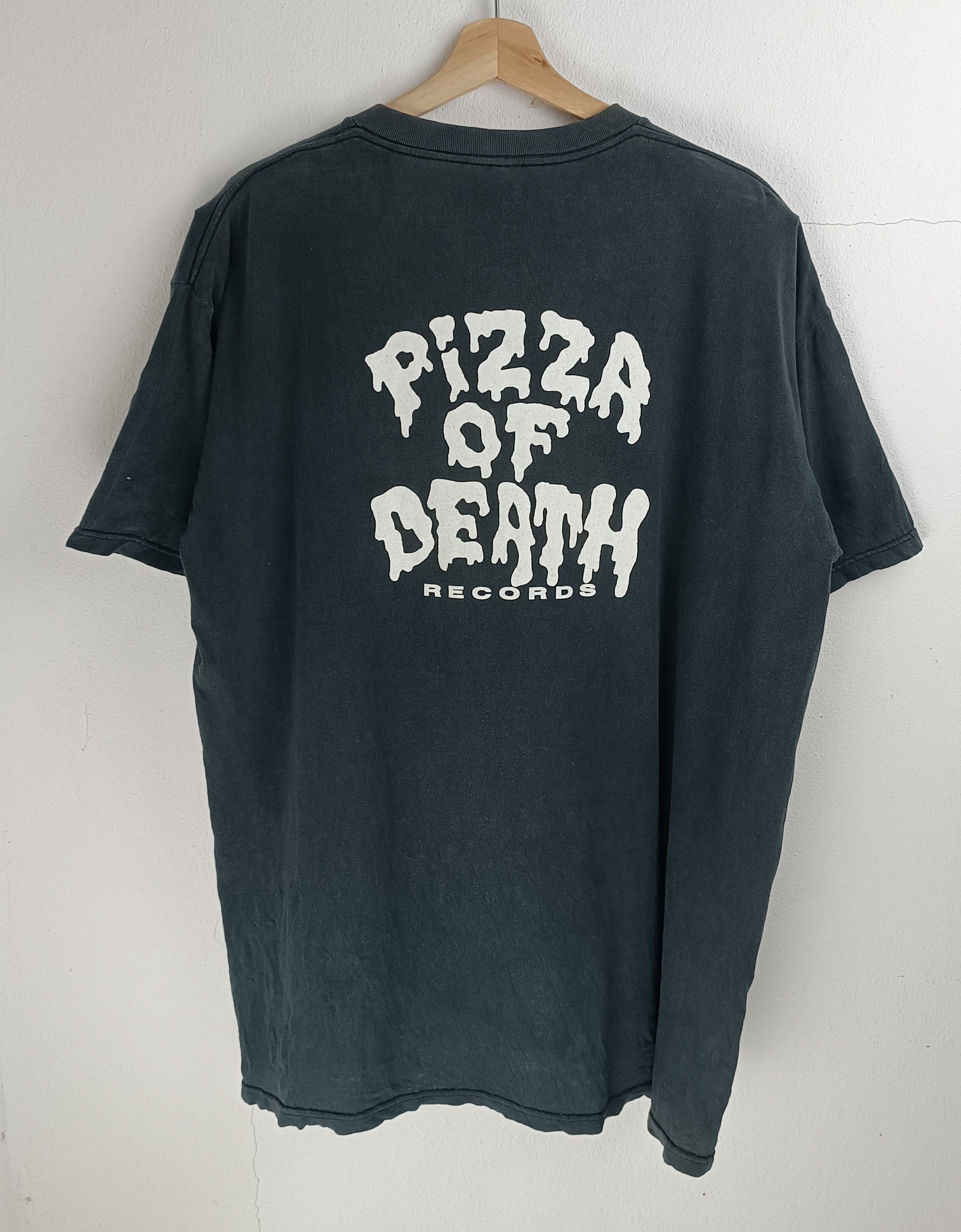Band Tees FADED VINTAGE 90'S PIZZA OF DEATH RECORDS hi-standard nofx Size US L / EU 52-54 / 3 - 3 Thumbnail