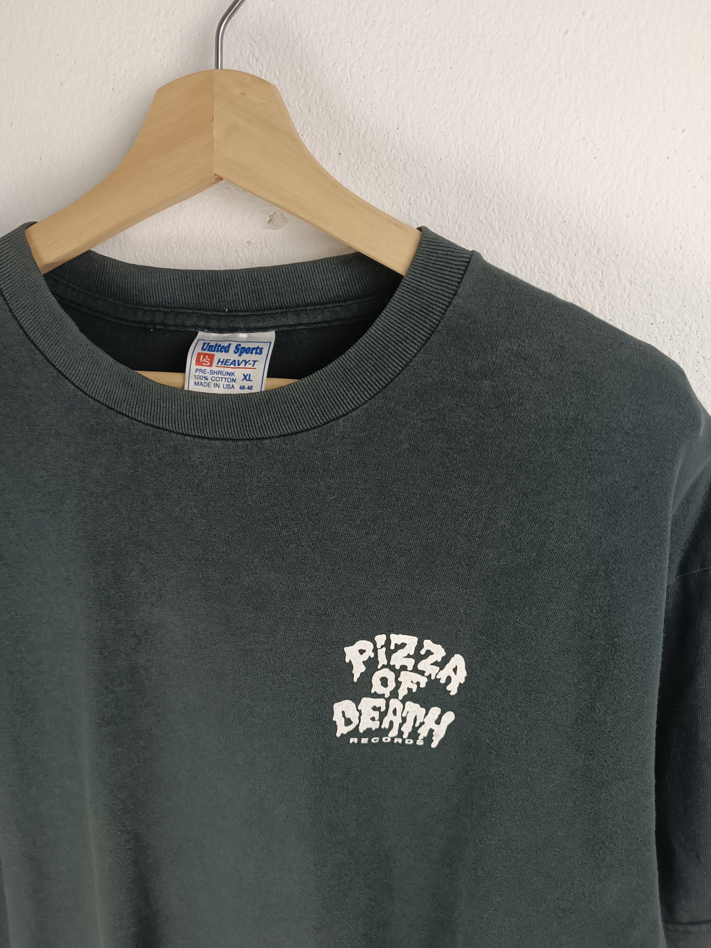 Band Tees FADED VINTAGE 90'S PIZZA OF DEATH RECORDS hi-standard nofx Size US L / EU 52-54 / 3 - 14 Thumbnail