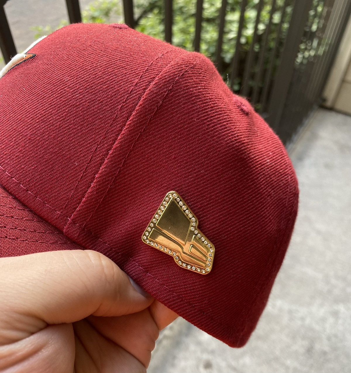 Hat Club × New Era New Era Flag Diamond Cover Fitted Hat Pin OS Size ONE SIZE - 2 Thumbnail