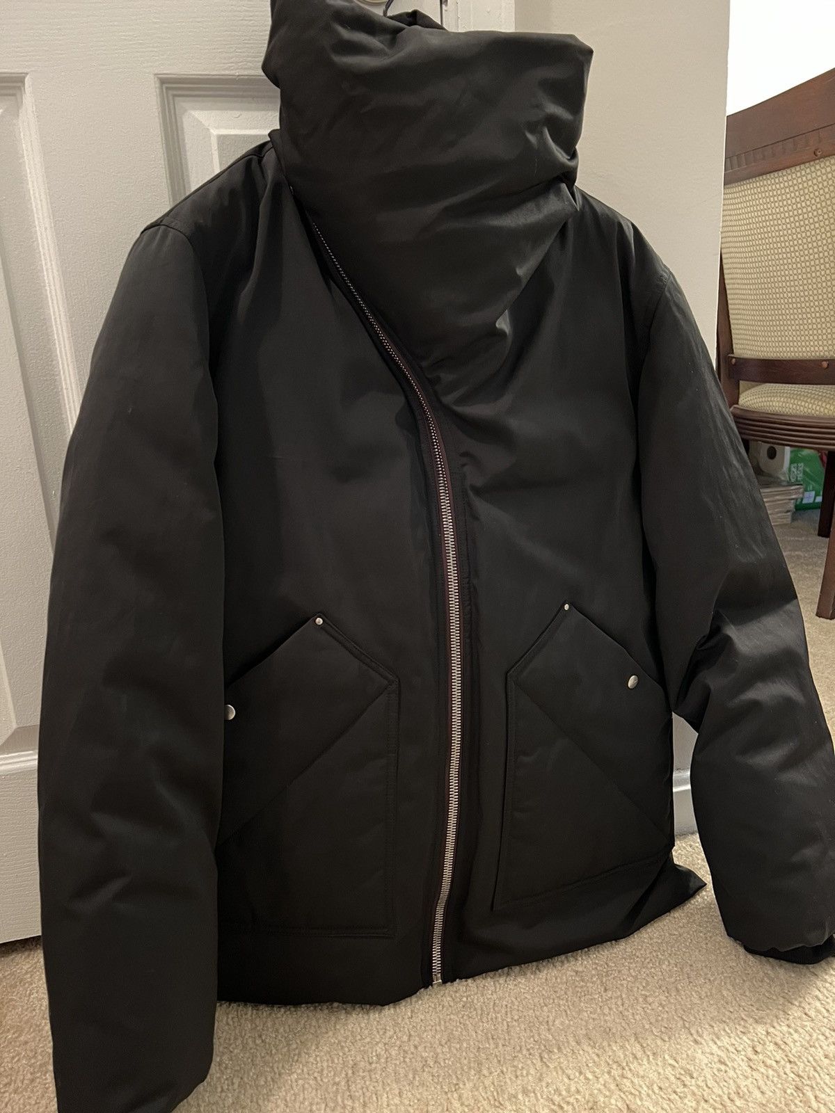 Rick Owens Black Rick Owens Down Jacket Size US M / EU 48-50 / 2 - 2 Thumbnail