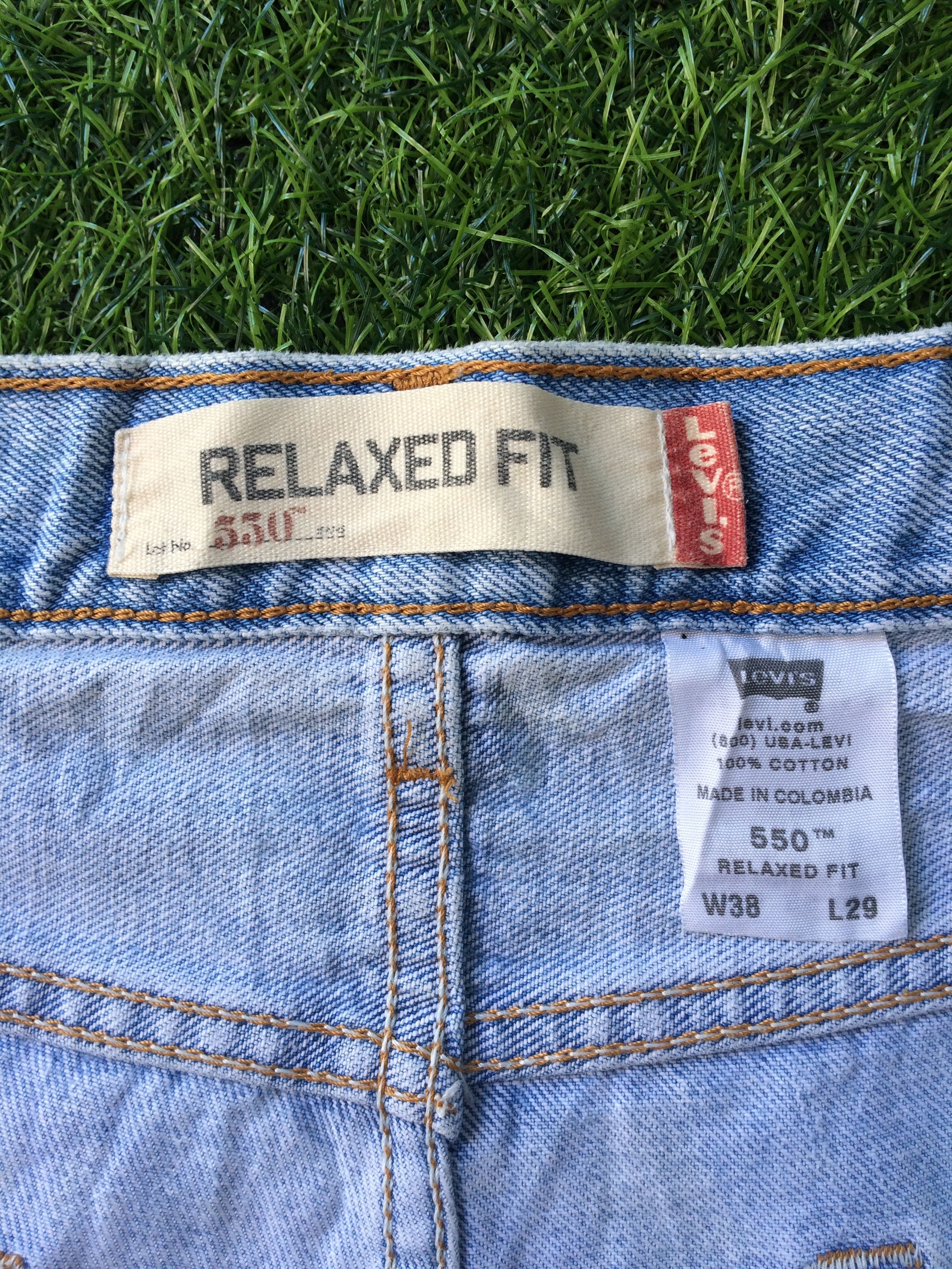 Levi's Levis 550 Dirty Red Tab Jeans #B-822 Size US 39 - 11 Thumbnail